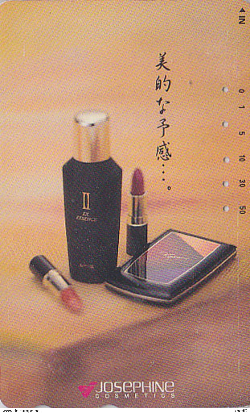 Télécarte Japon / 110-016 - PARFUM & Rouge à Lèvres - JOSEPHINE - PERFUME & Lipstick Japan Phonecard - PARFÜM - 245 - Perfume