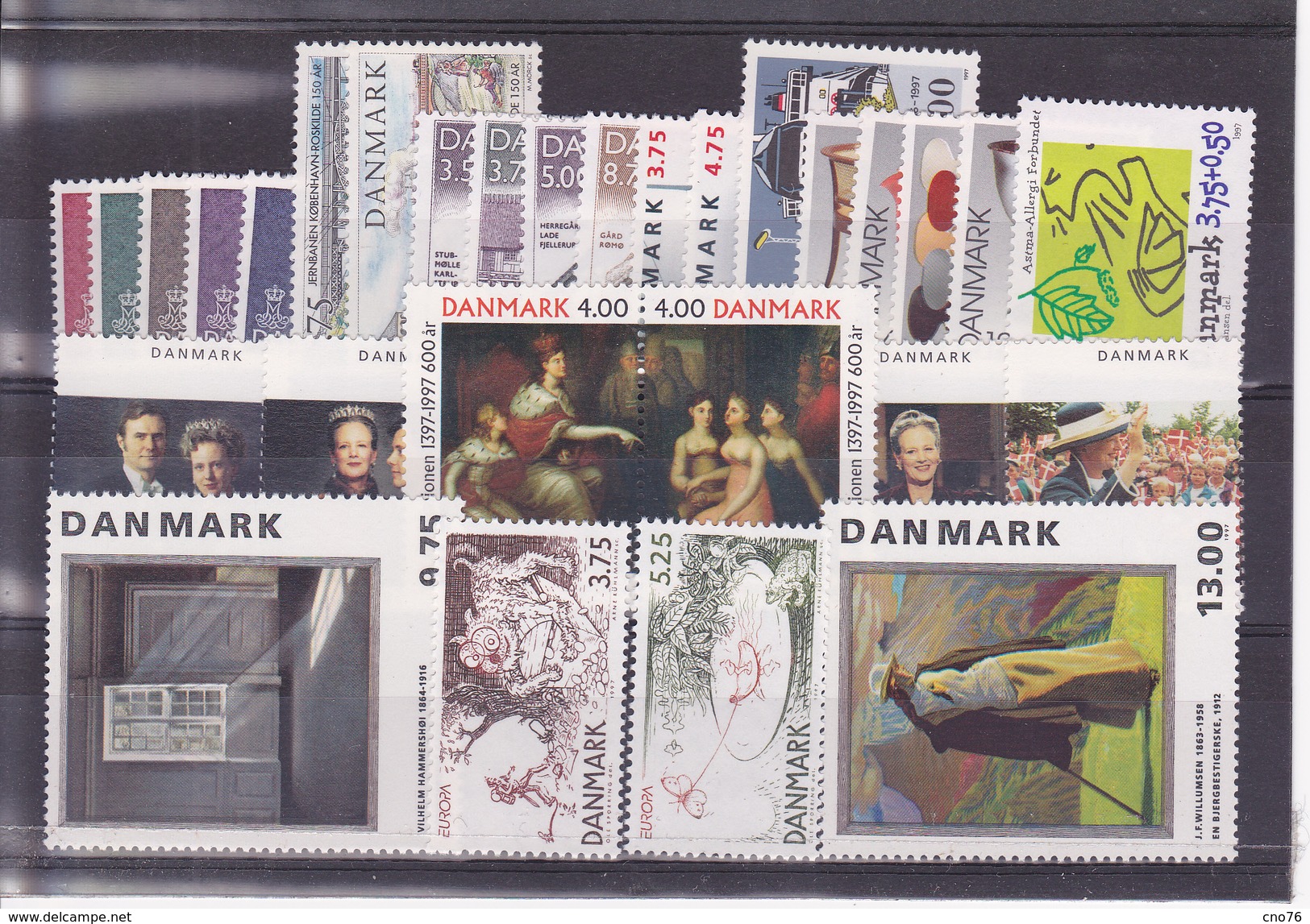 Danemark Année 1997** En Timbres Neuf Soit 25 Timbres Et 1 Paire - Années Complètes