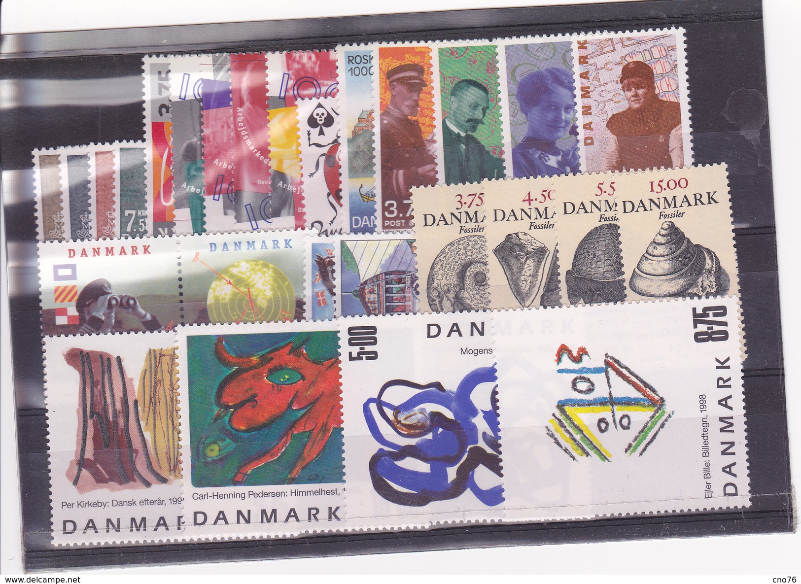 Danemark Année 1998** En Timbres Neuf Soit 25 Timbres Et 2 Paires - Años Completos