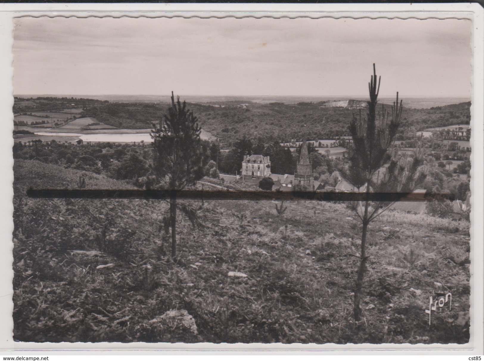 CPSM Grand Format - CAUREL - Vue Générale Vers Le Lac De Guerlédan - Caurel