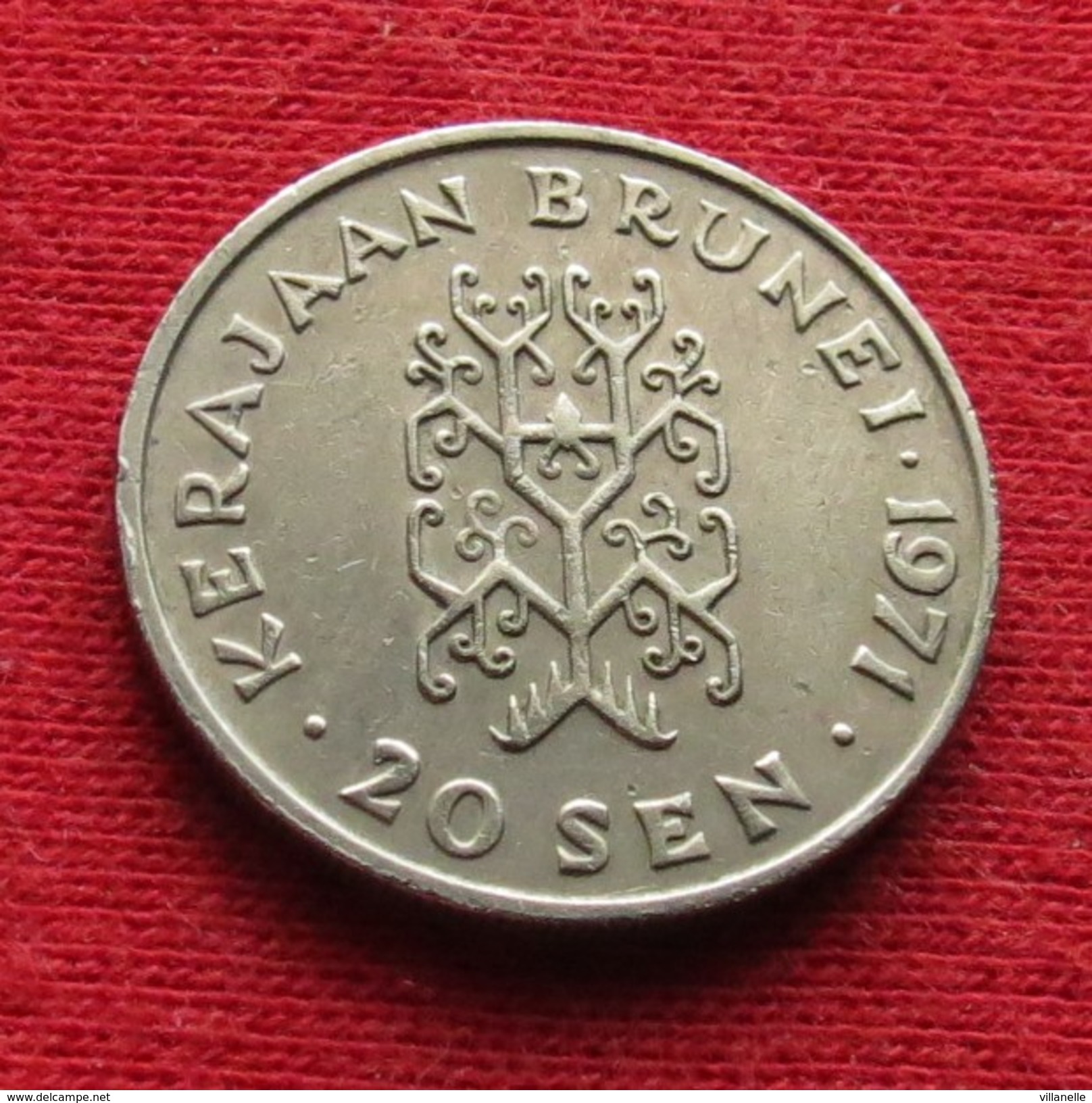 Brunei 20 Sen 1971 KM# 12 - Brunei