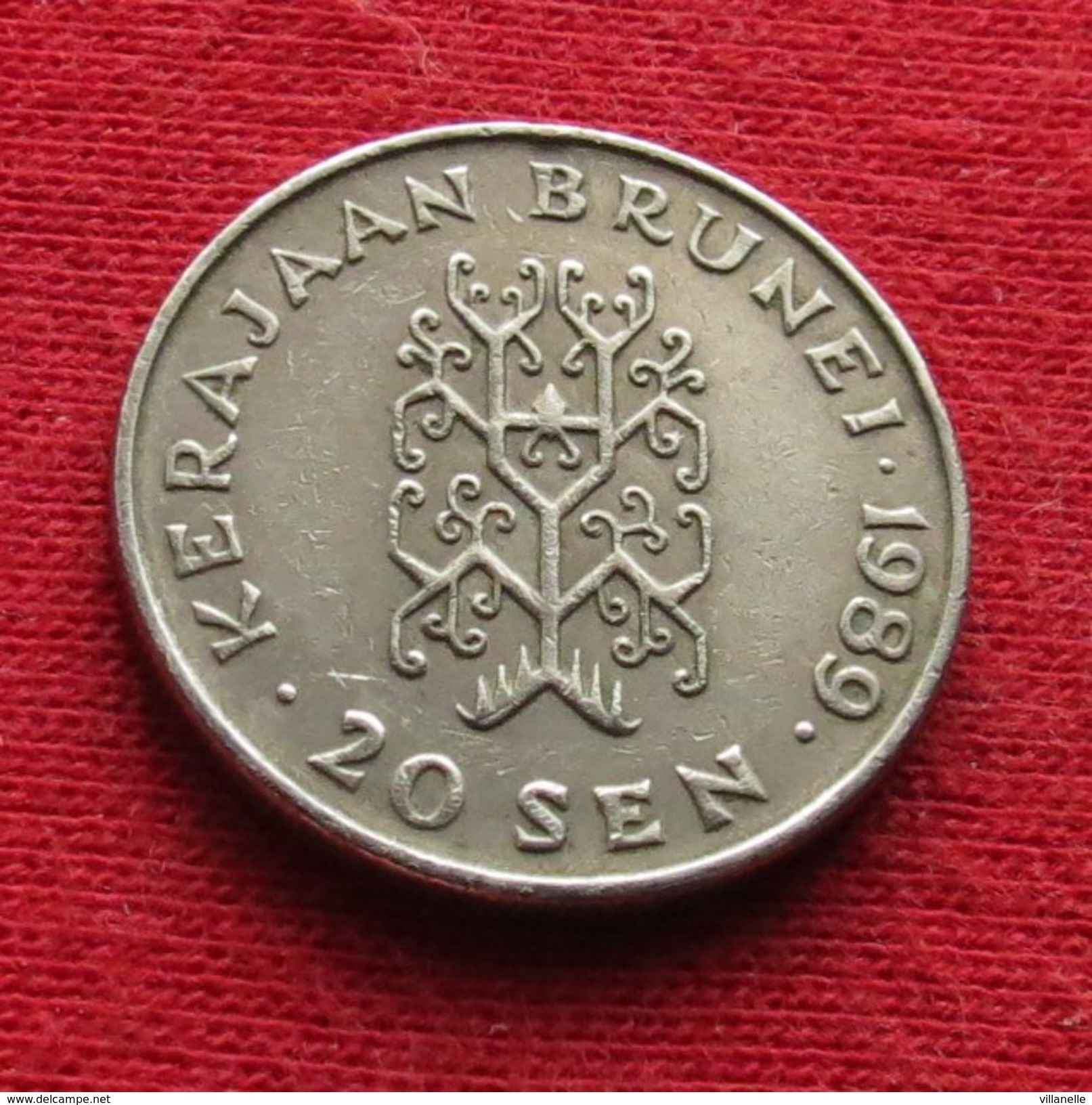 Brunei 20 Sen 1989 KM# 18 - Brunei