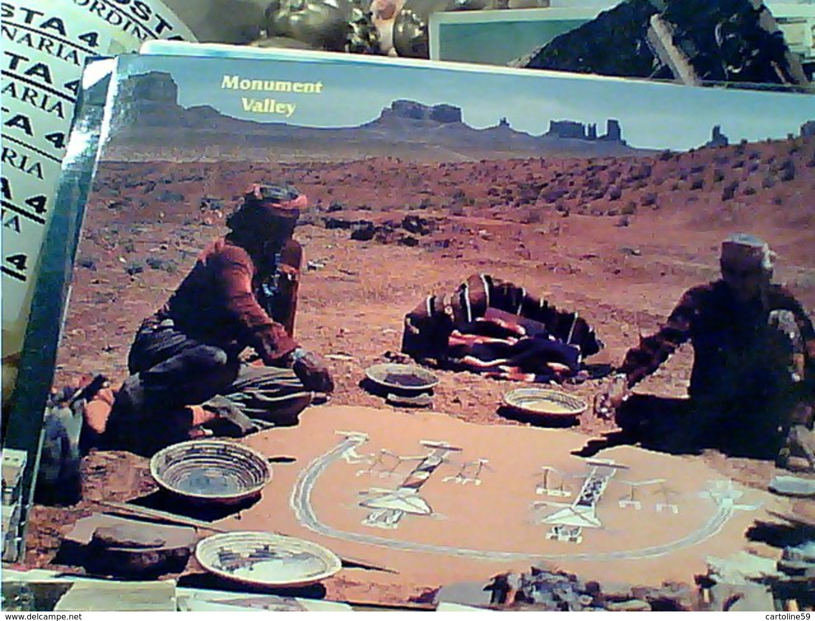 3 CAR INDIAN  NAVAJO MEDICINE MAN E CHIEF N1990  FW9233 - Indiani Dell'America Del Nord