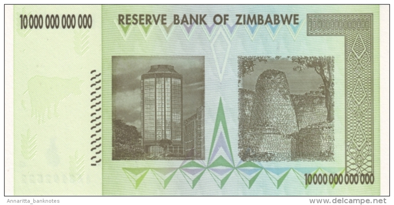 ZIMBABWE 10 TRILLION DOLLARS 2008 (2009) P-88 UNC  [ZW179a] - Zimbabwe