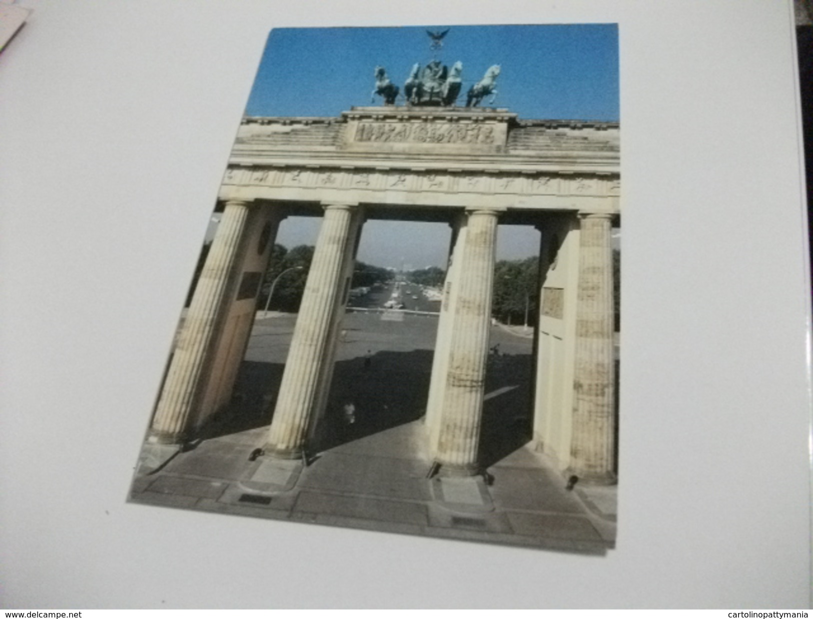 STORIA POSTALE FRANCOBOLLO COMMEMORATIVO GERMANIA BERLIN BERLINO PORTA DI BRANDEBURGO - Porta Di Brandeburgo