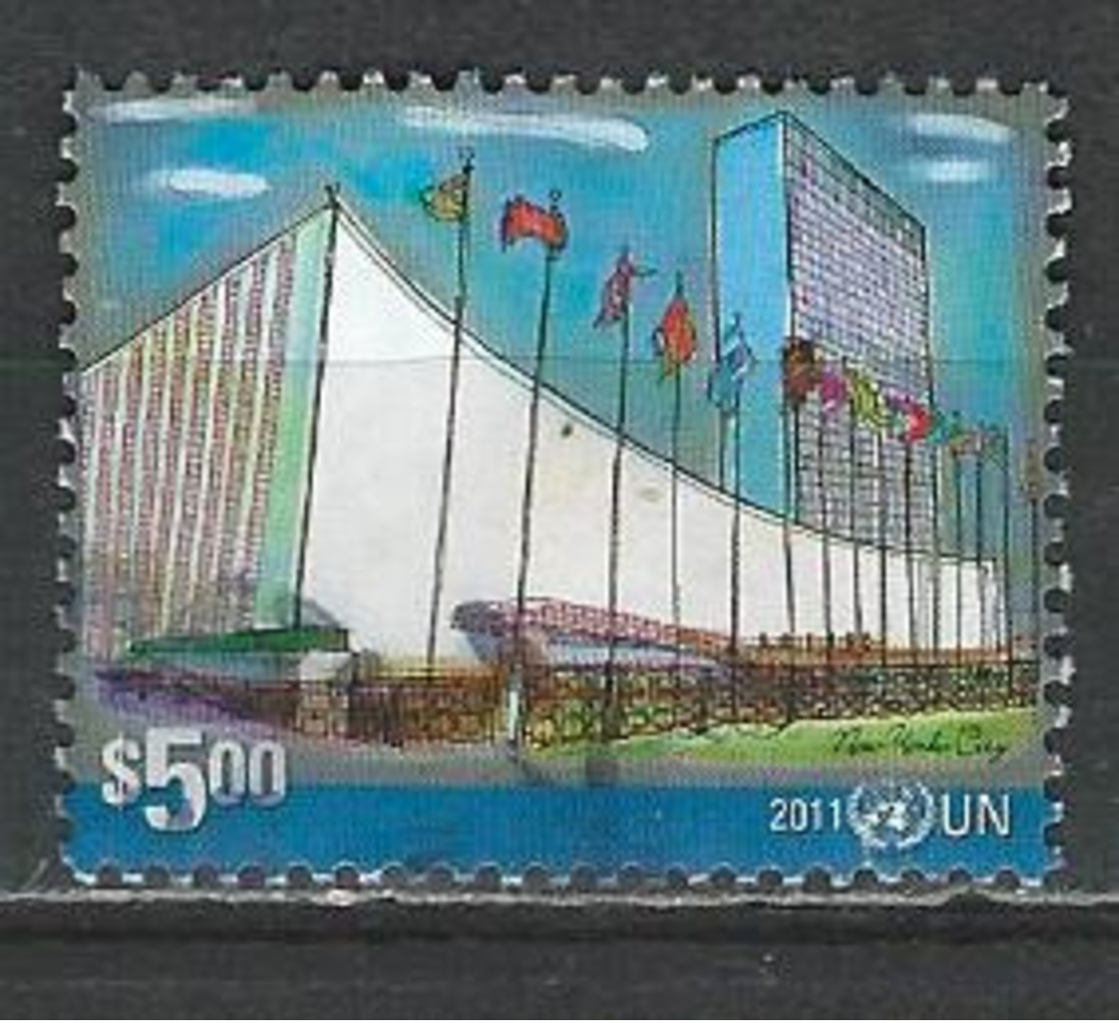 UN-New York. Scott # 1021 Used High Value. Definitive Issue Of 2011 - Unused Stamps