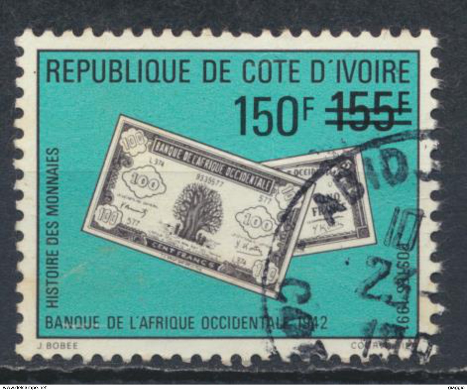 °°° COTE D'IVOIRE COSTA D'AVORIO - Y&T N°874 - 1991 °°° - Ivory Coast (1960-...)