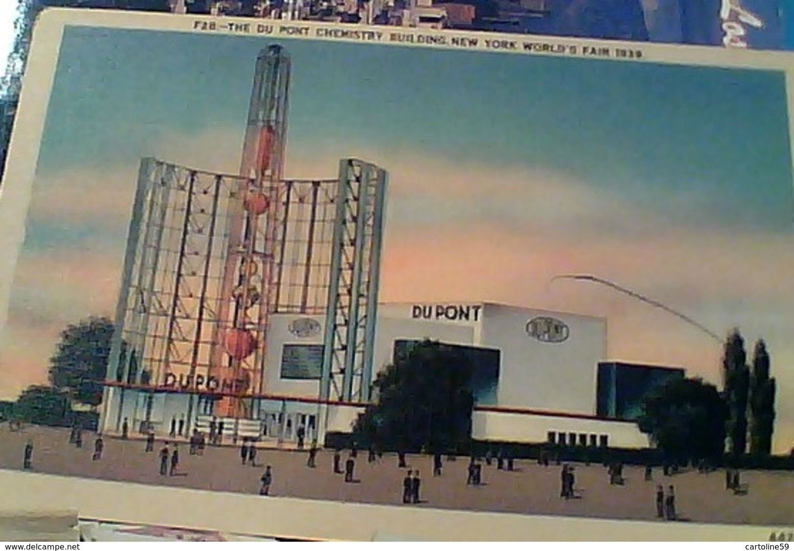 NEW YORK,WORLD S FAIR EN 1939, THE DU PONT BUILDING FIESA ESPOSIZIONE  EXPO N1939  FW9236 - Exhibitions