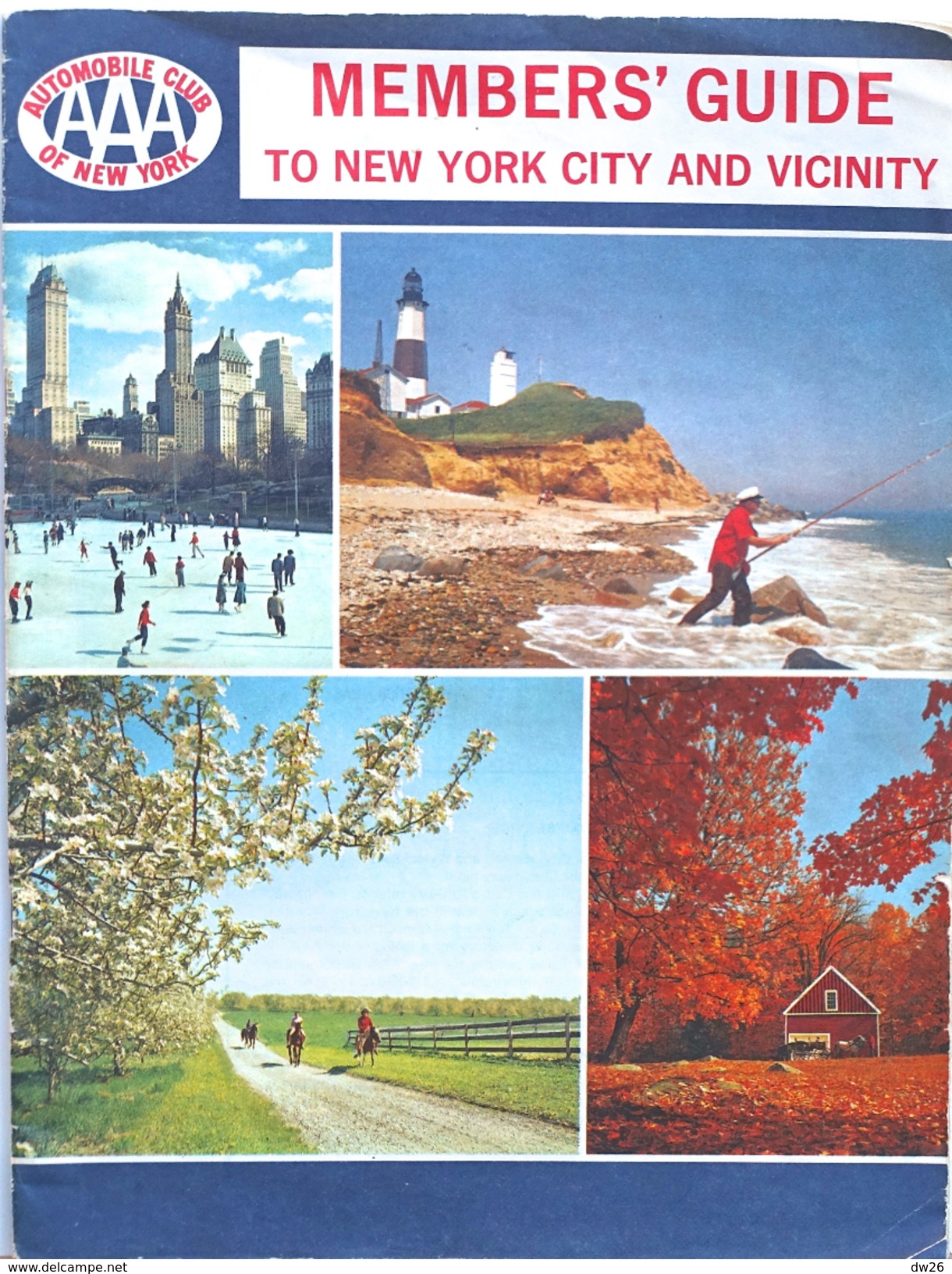 Revue Automobile Club Of New York (AAA) - Members' Guide To New York An Vicinity (cartes Routières Et Adresses) - Tourism & Regions