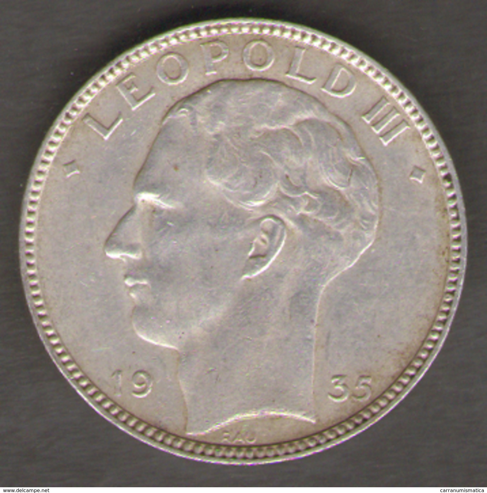 BELGIO 20 FRANCHI 1935 AG SILVER - 20 Francs