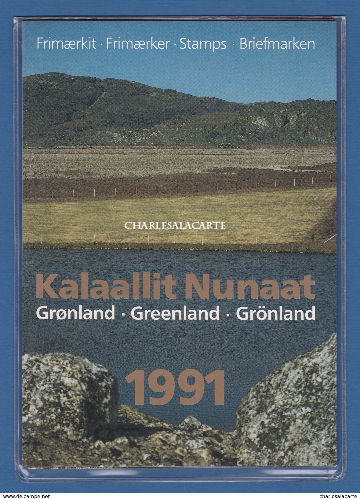 GREENLAND 1991 YEAR PACK NEVER OPENED IN ORIGINAL PLASTIC PACKET - Années Complètes