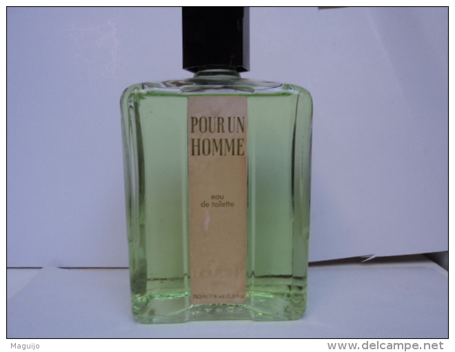 CARON " POUR UN HOMME" FACTICE 750 ML   LIRE ATTENTIVEMENT &amp; VOIR !!! - Voorbeeldflesje