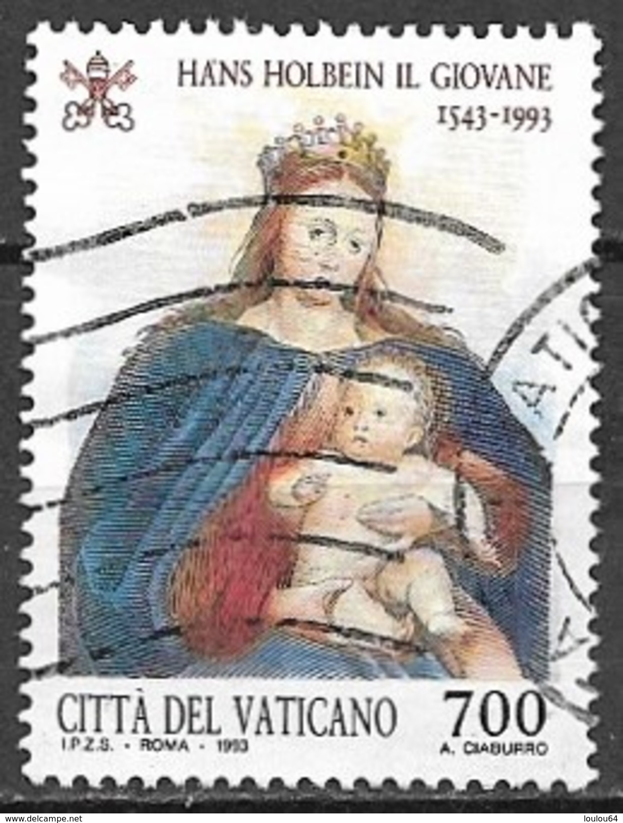 Timbres - Europe - Vatican - 1993 -  7. - - Oblitérés