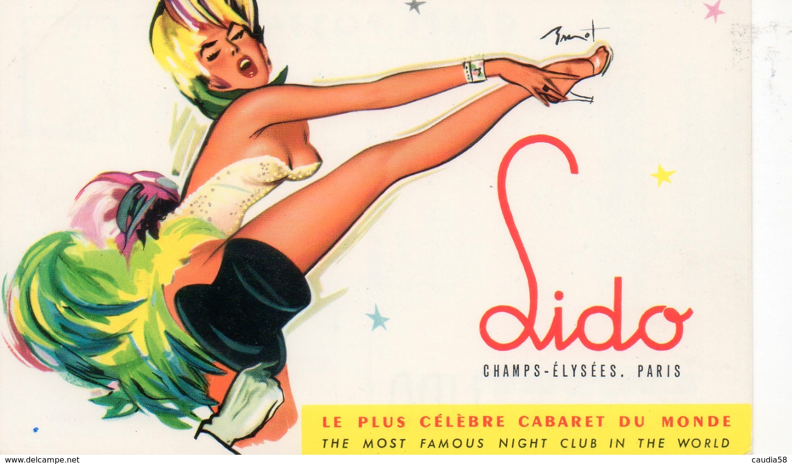 Lido, Paris, Champs- Elysées. - Advertising