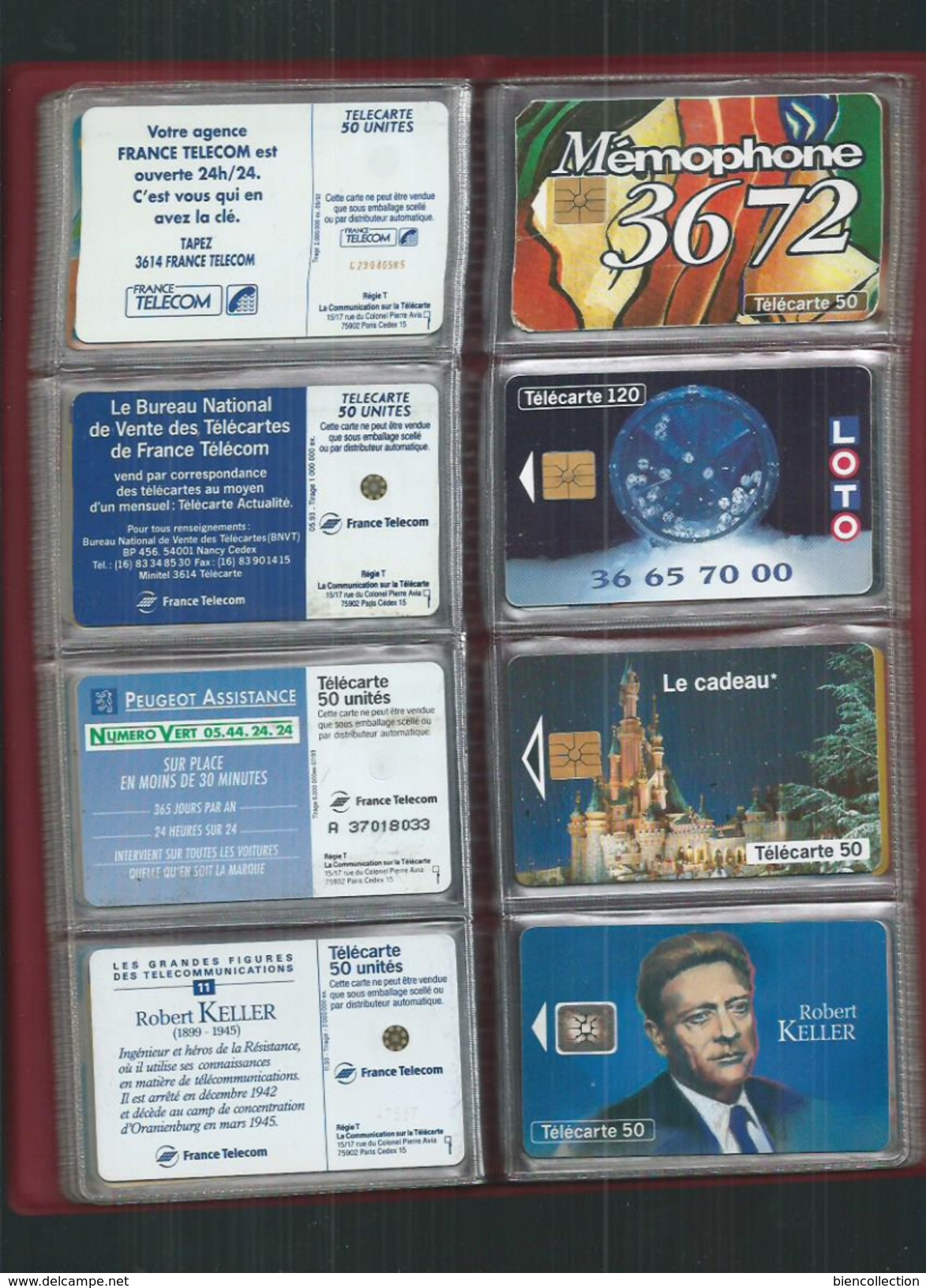 1 album  avec 40 télécartes .Frais de port 7.50&euro; France métropolitaine