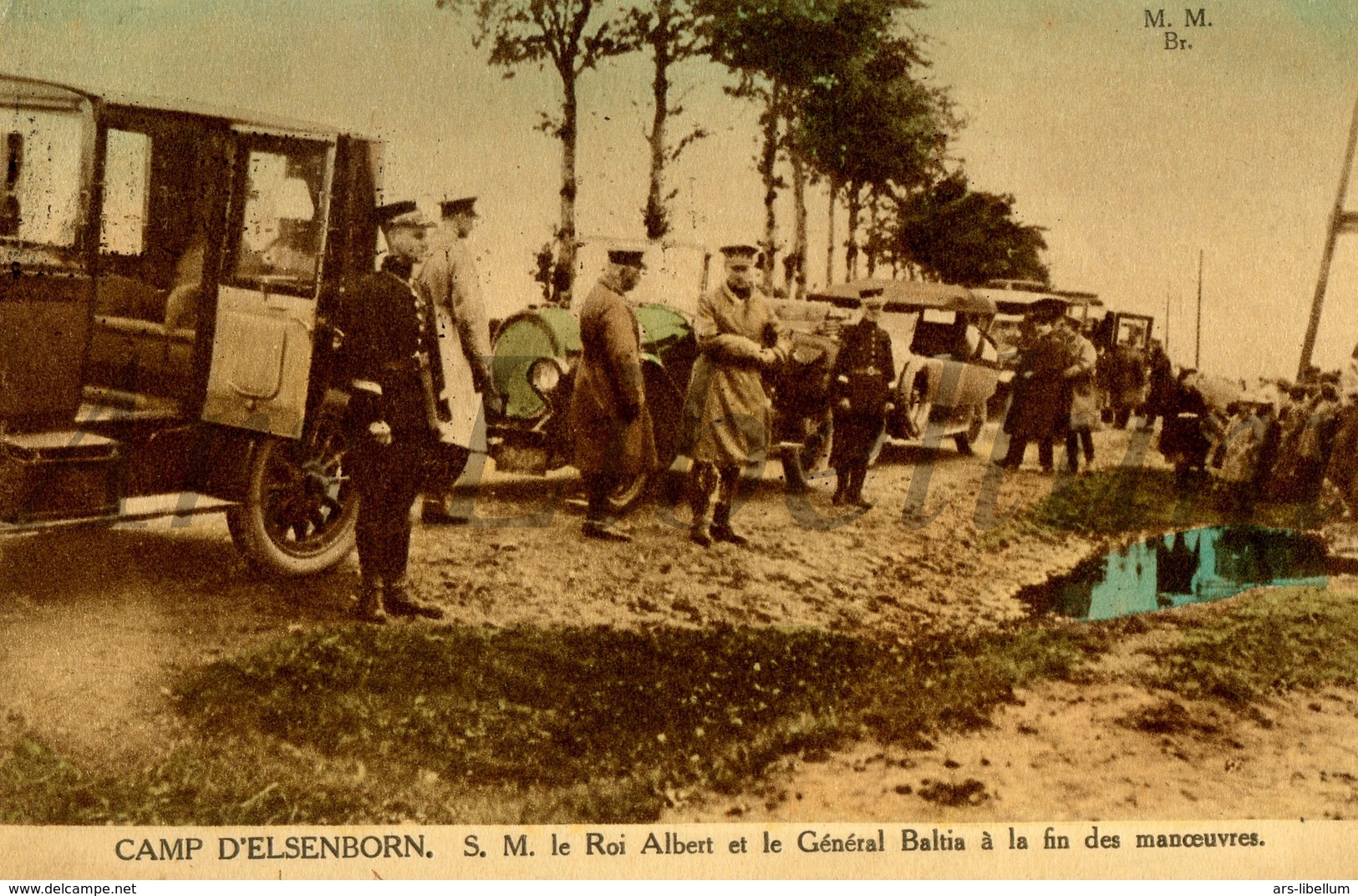 ROYALTY / Belgium / Belgique / Roi Albert I / Koning Albert I / Général Baltia / 1925 / Photo Alexander Herld, Camp - Elsenborn (camp)