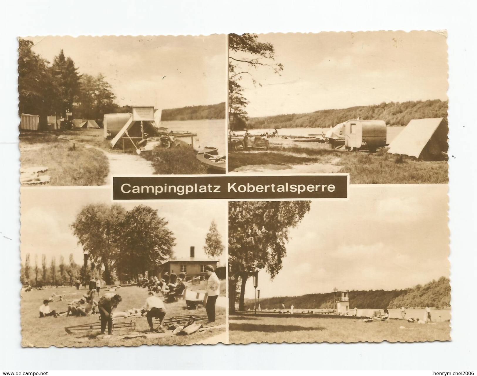 Allemagne - Germany -saxe Campingplatz  Kobertalsperre - Autres & Non Classés