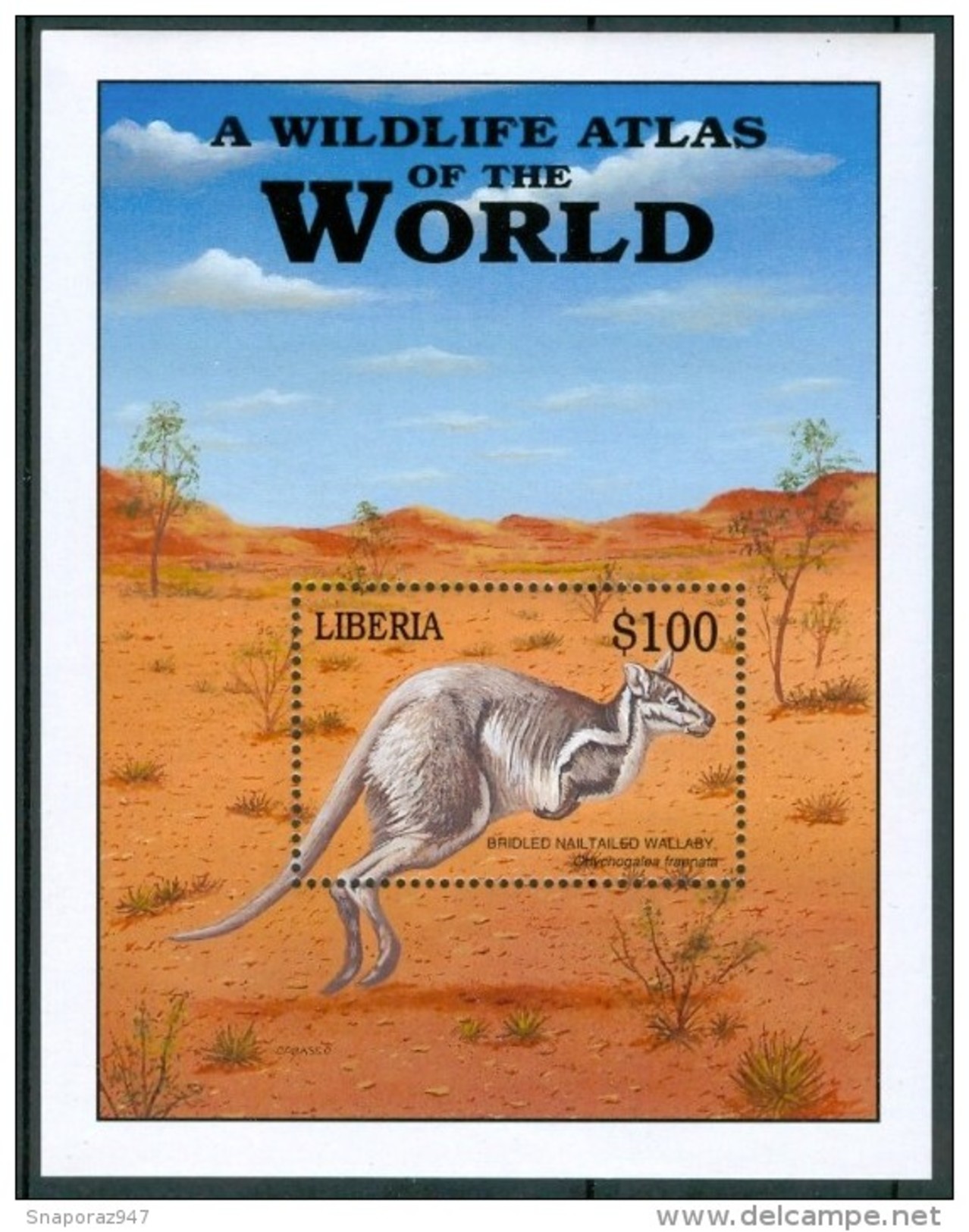 2001 Liberia Fauna Selvaggia Australia Animali Animals Animaux Set + Block MNH** Sc88 - Altri & Non Classificati