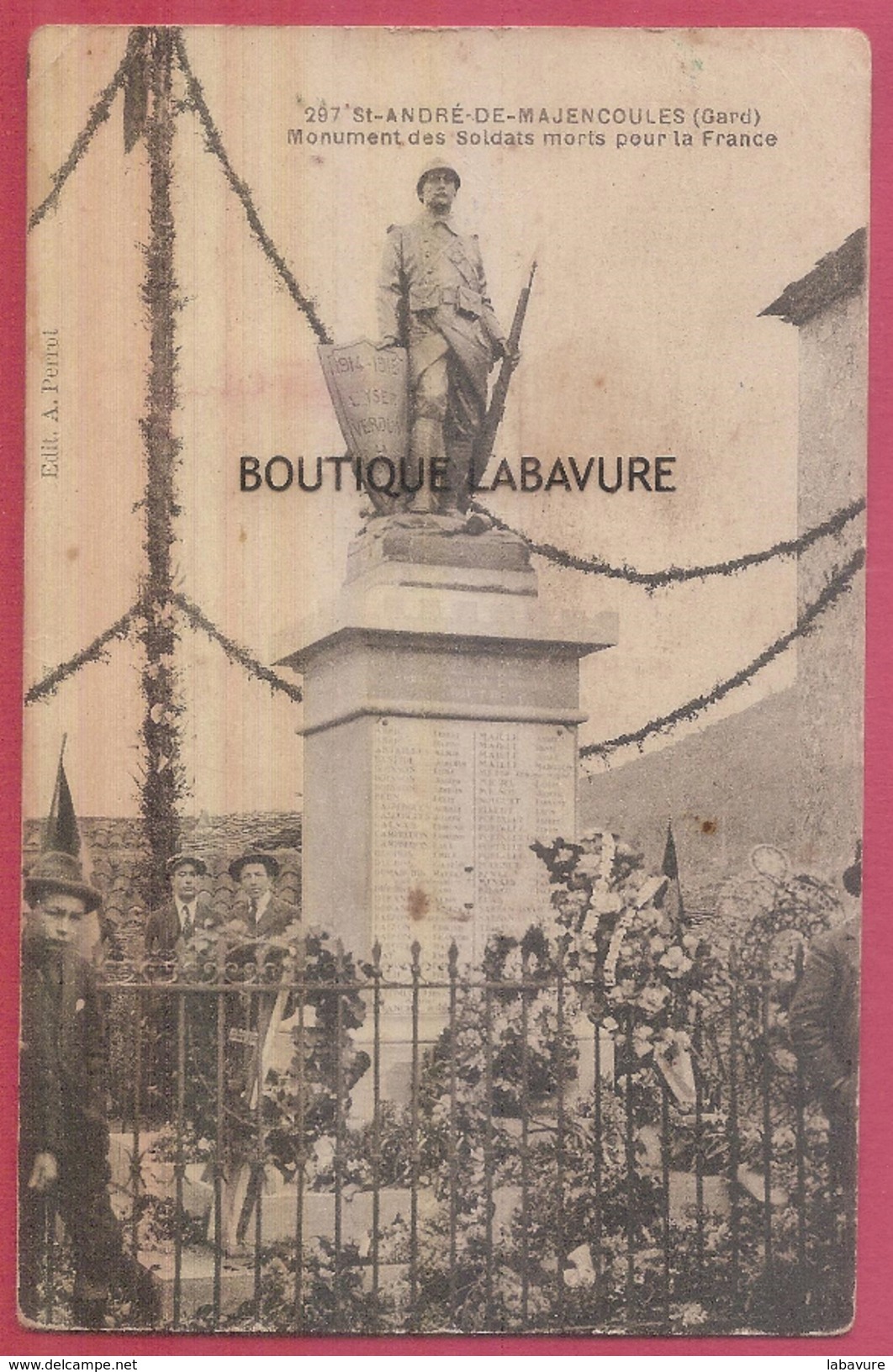 30 - ST ANDRE DE MAJENCOULES--Monument Des Soldats Morts Pour La France--animé - Autres & Non Classés