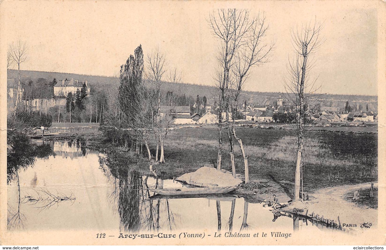 Arcy Sur Cure      89   Château Et Village     ( Voir Scan) - Sonstige & Ohne Zuordnung