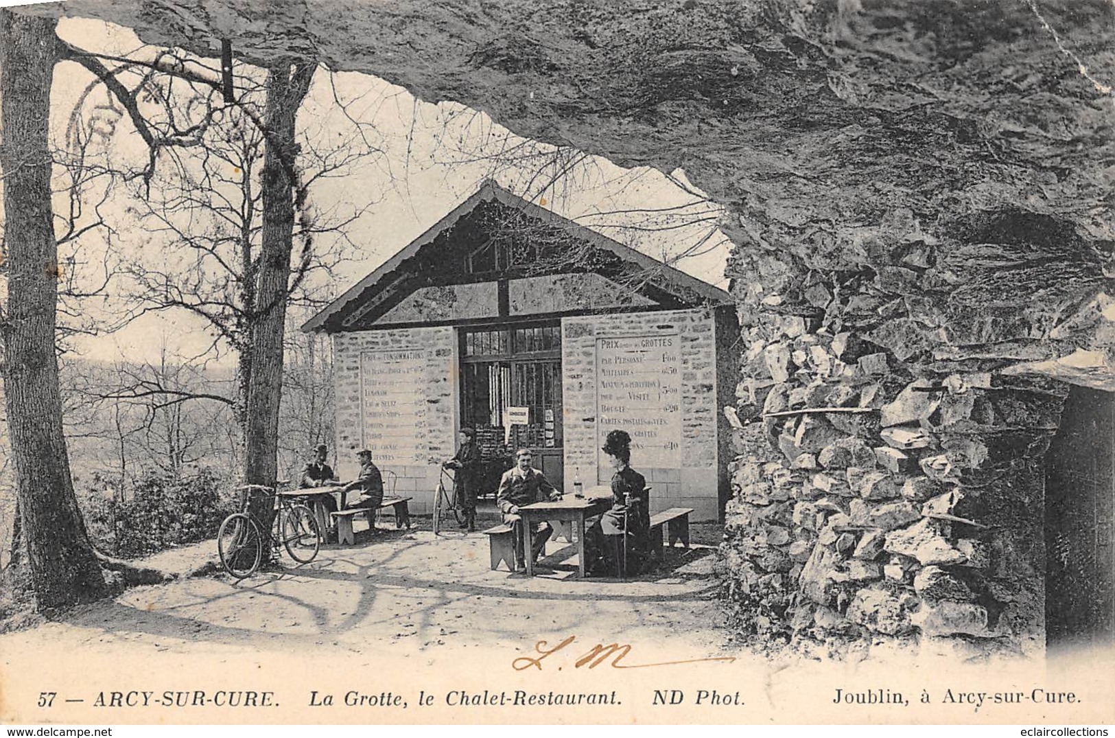 Arcy Sur Cure      89   La Grotte Et Châlet Restaurant     ( Voir Scan) - Other & Unclassified