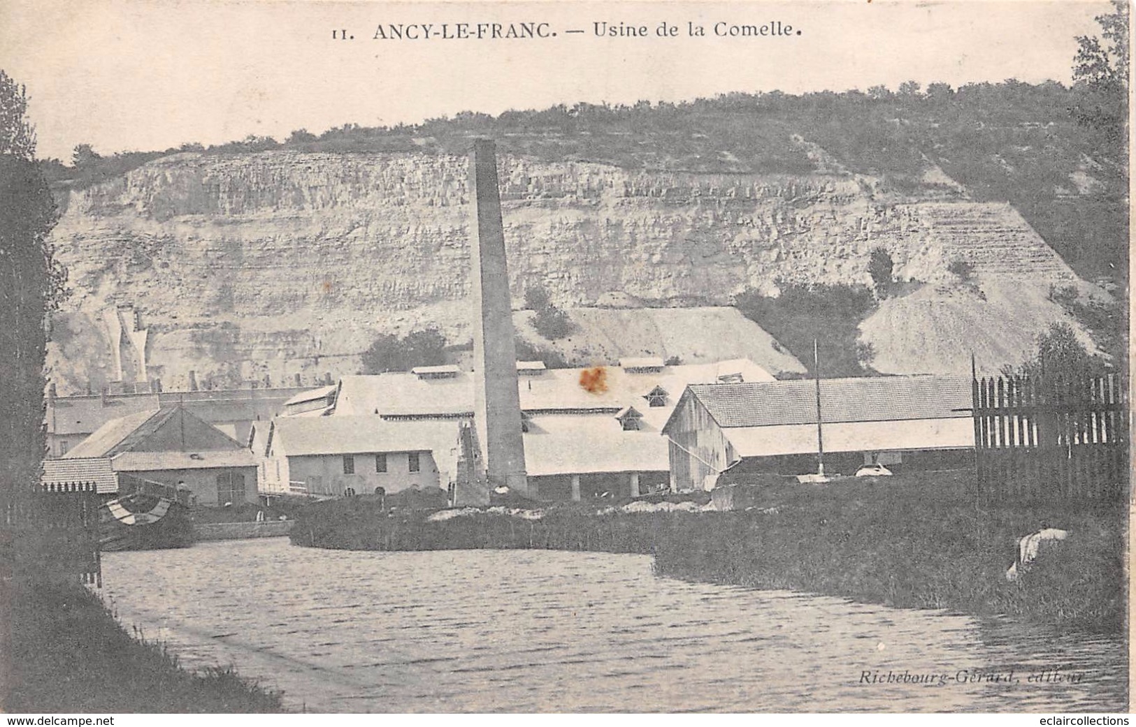 Ancy Le Franc      89      Usine De La Comelle.    ( Voir Scan) - Ancy Le Franc