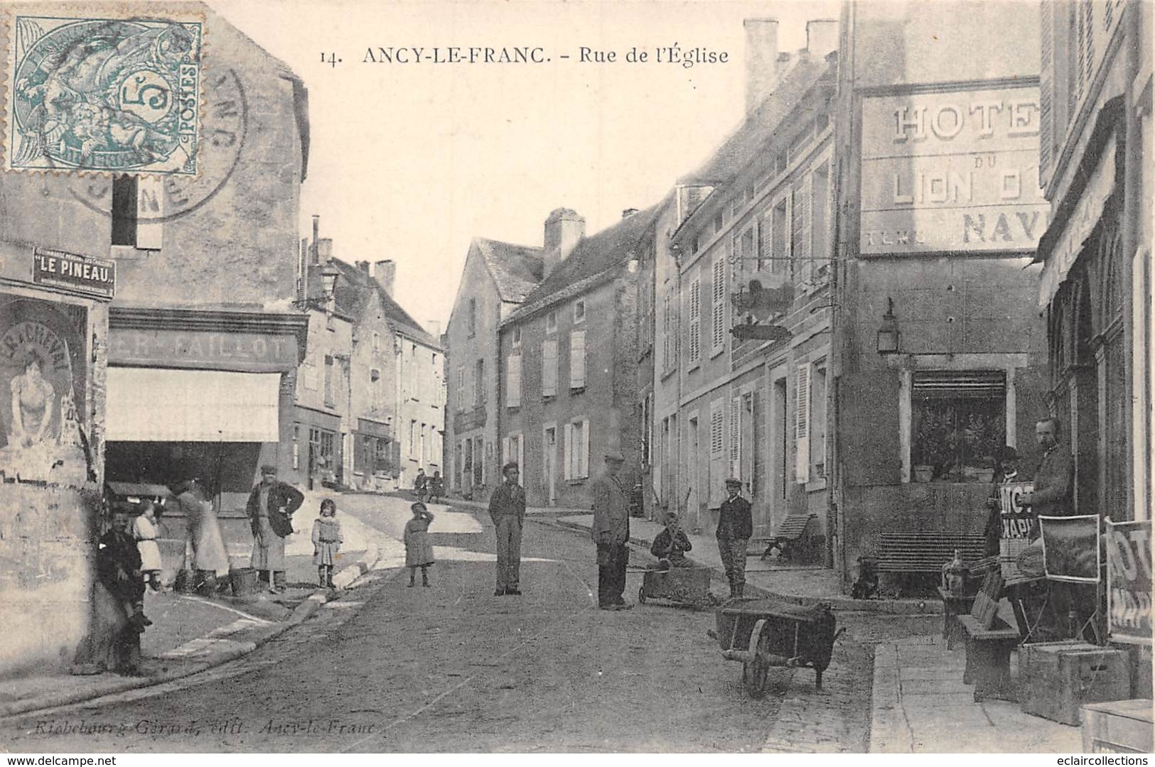 Ancy Le Franc      89   Rue De L'Eglise    ( Voir Scan) - Ancy Le Franc