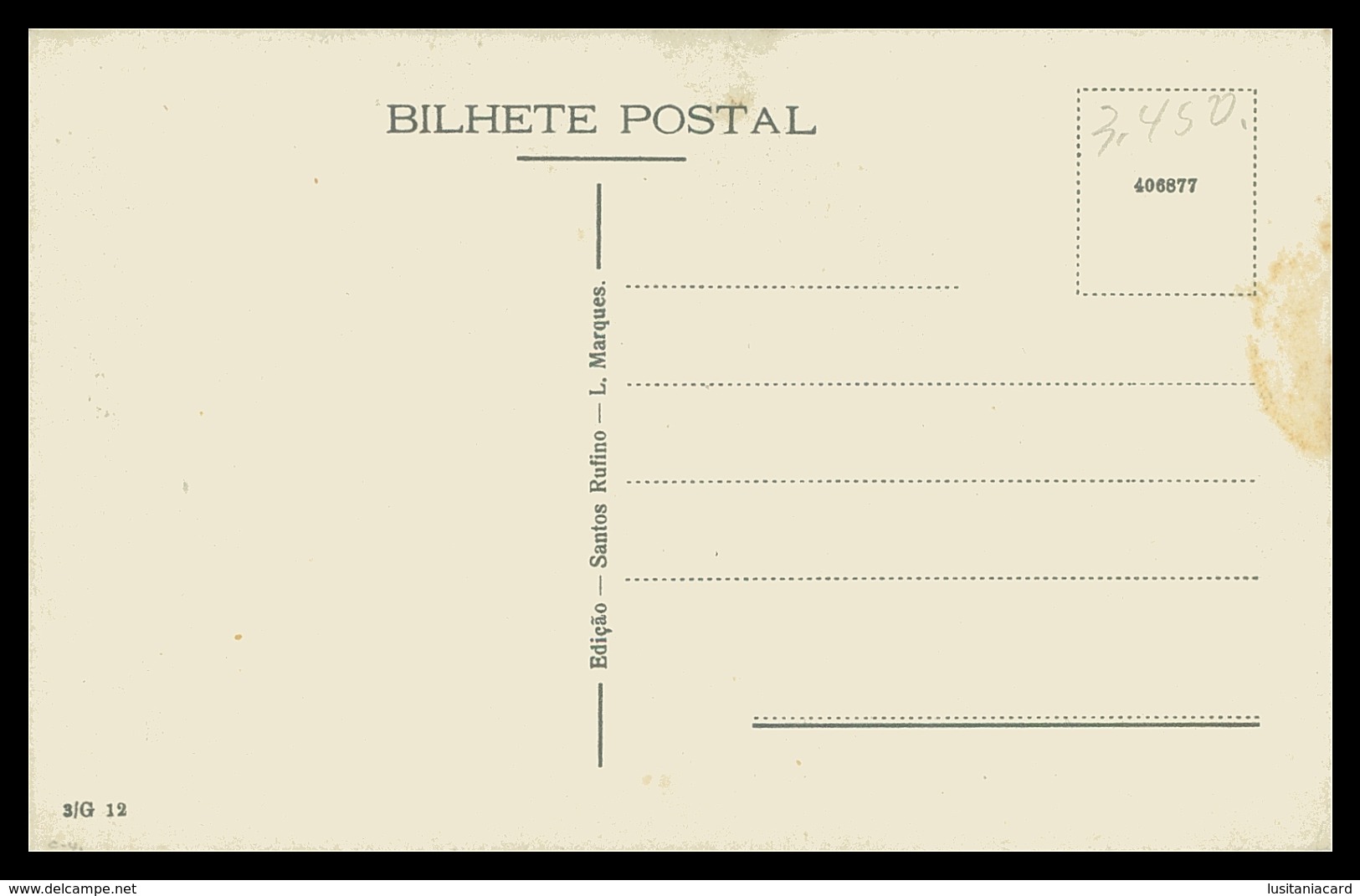 MOÇAMBIQUE - Africa Oriental Portuguesa - Arte Indigena (P.E.A.) ( Ed. Santos Rufino 3/ G 12)  Carte Postale - Mosambik