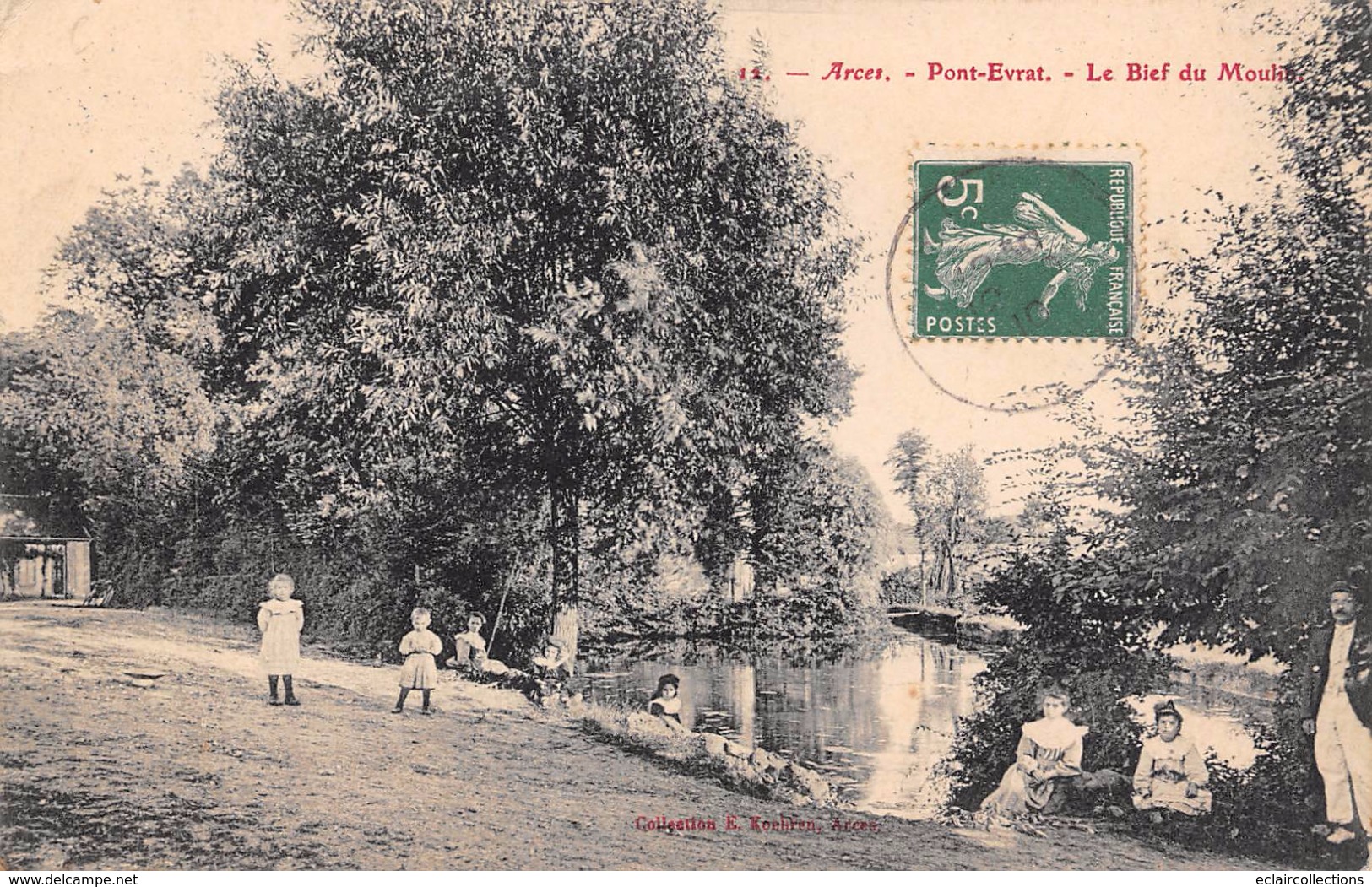 Arces      89    Pont-Evrat. Le Bief Du Moulin   ( Voir Scan) - Other & Unclassified
