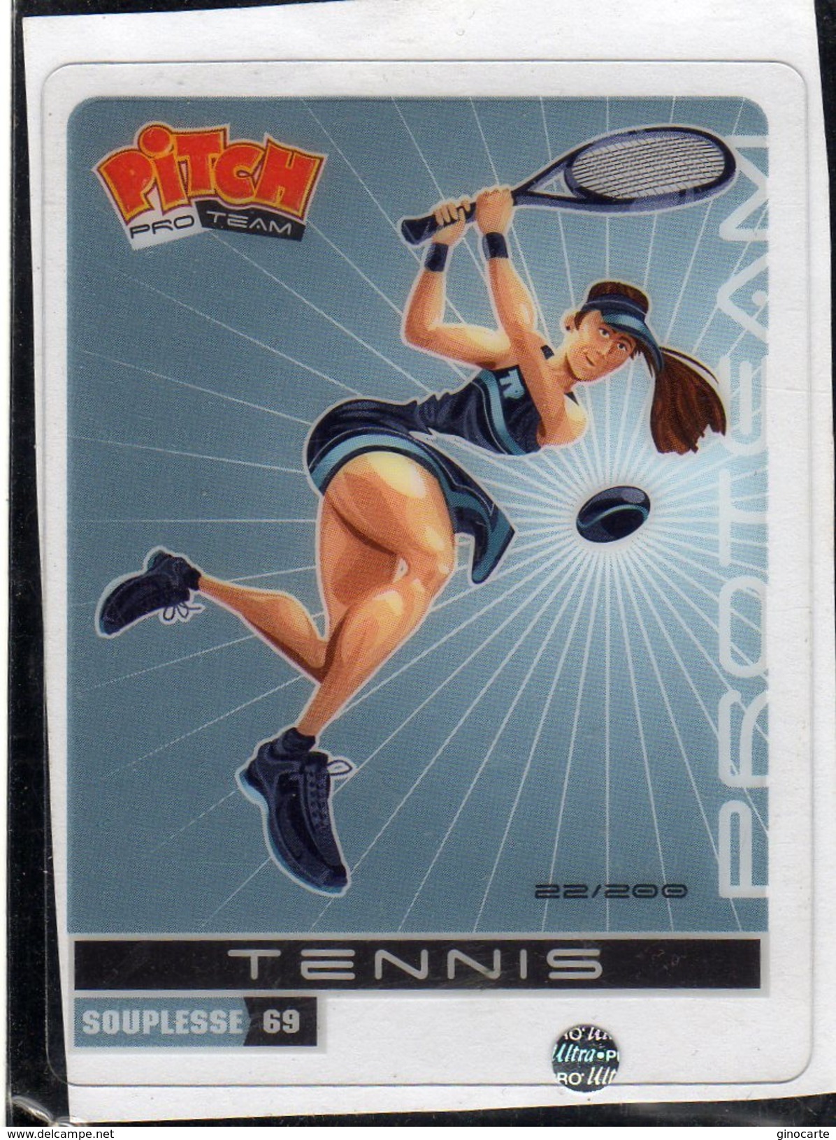Carte Sport Pitch Pasquier Tennis Feminin - Otros & Sin Clasificación