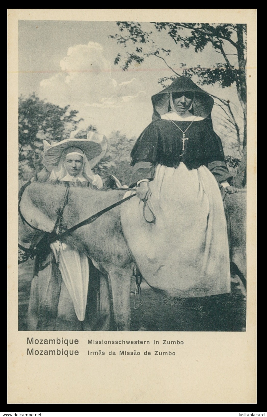 MOÇAMBIQUE - Irmas Da Missão De Zumbo.  Carte Postale - Mozambico