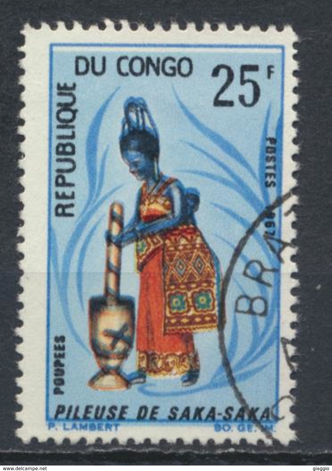 °°° REPUBBLICA DEL CONGO - Y&T N°209 - 1967 °°° - Oblitérés