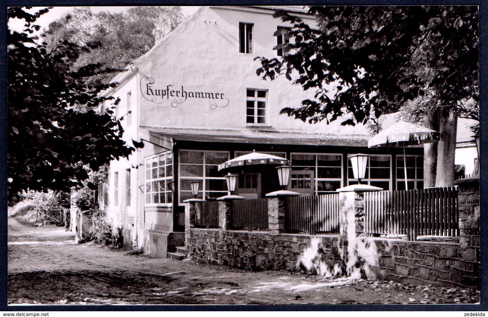 8739 - Alte Foto Ansichtskarte - Schlaubetal - Mühlrose - HO Gaststätte Kupferhammer - Gel 1956 - Muellrose