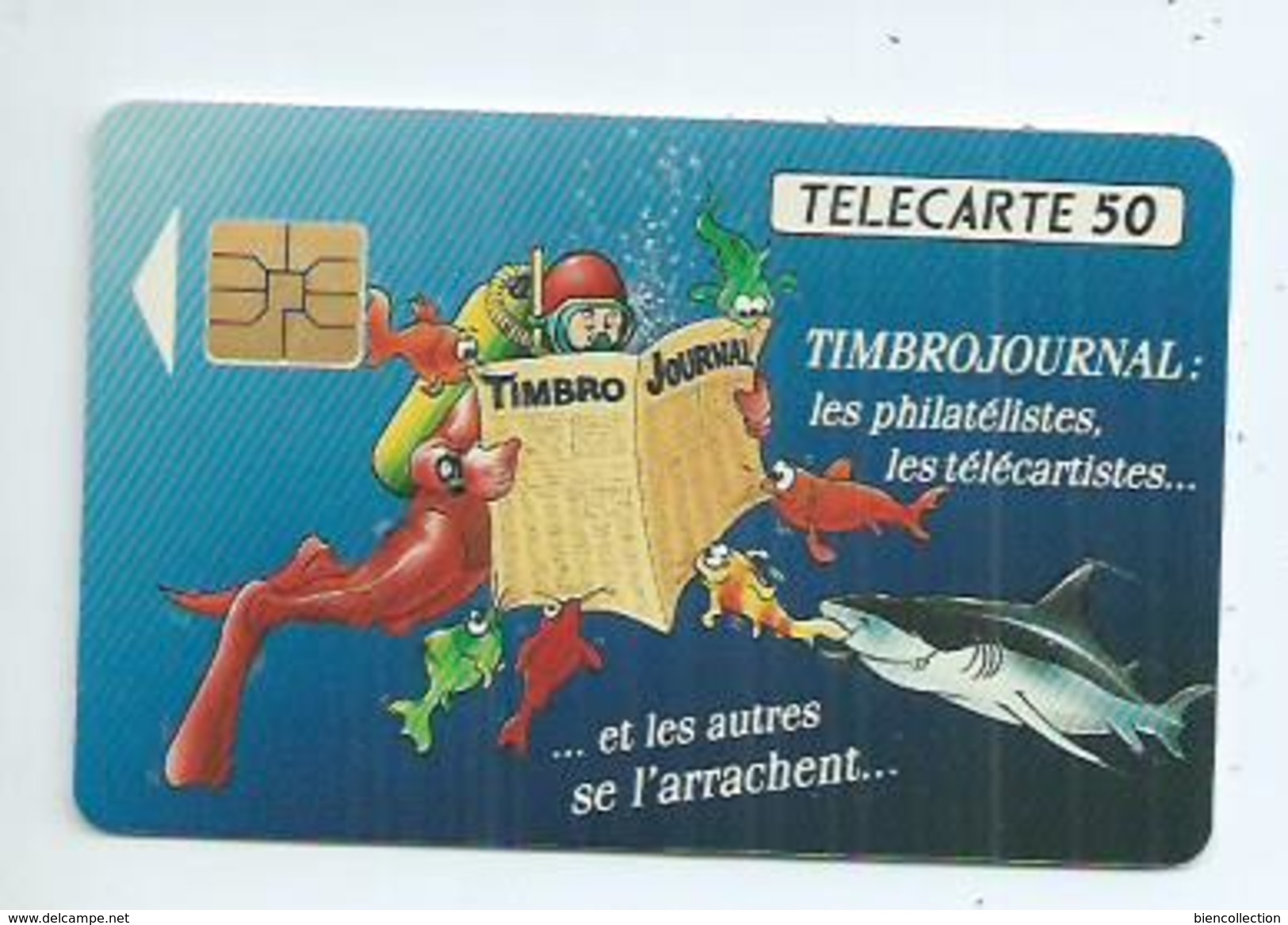 Télécarte 50 Unités. Timbrojournal Les Philatélistes ,les Télécartistes Et Les Autres Se L'arrachent - 50 Unités   