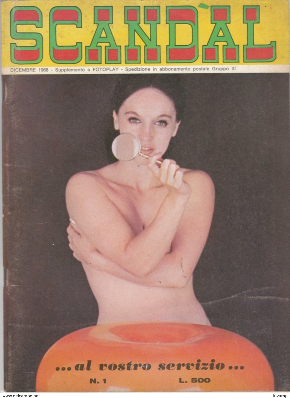 CULT EPOCA VINTAGE -SCANDAL Rivista Erotica  N.1   (30810) - Prime Edizioni