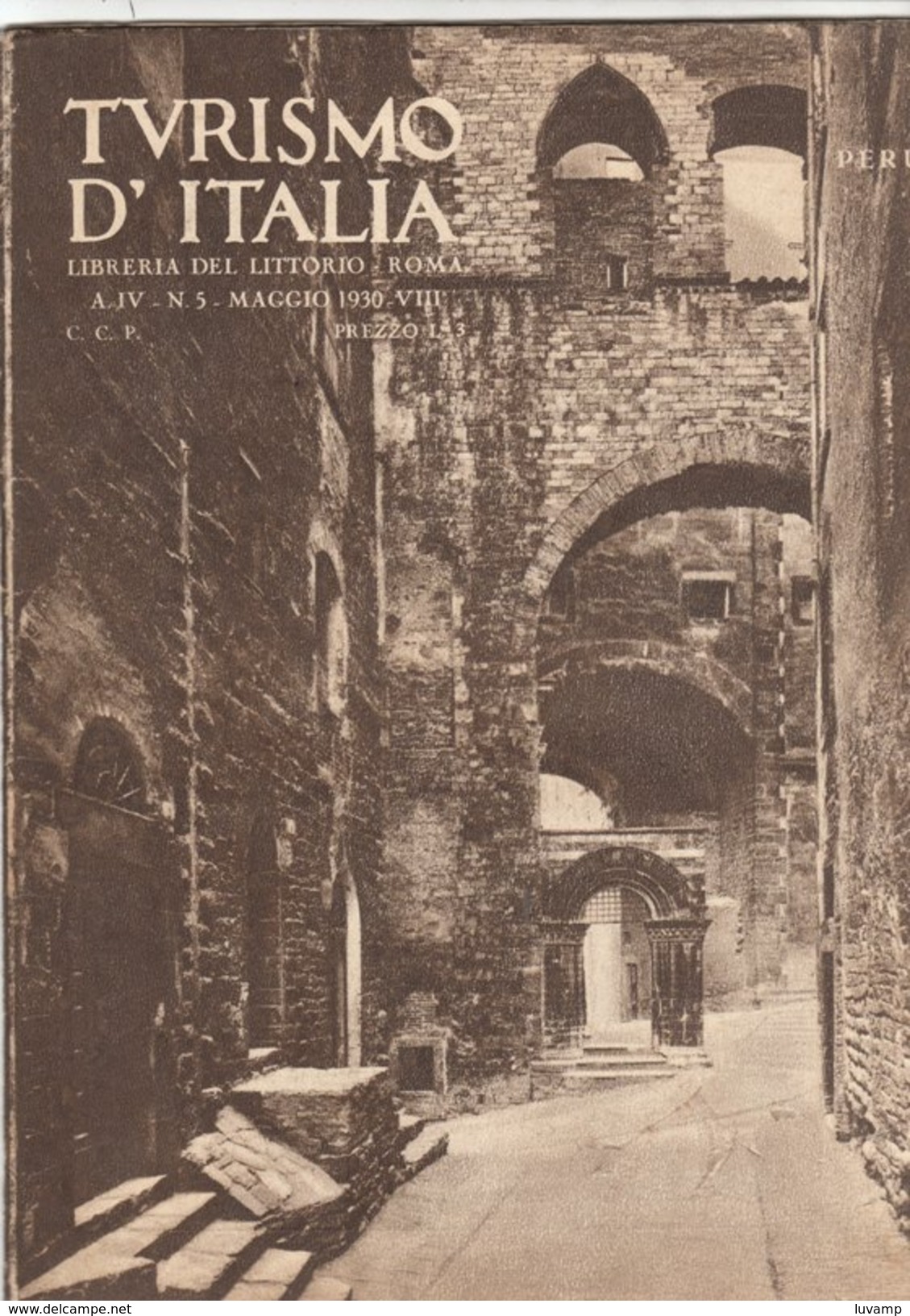 TURISMO D' ITALIA-Libreria Del Littorio-Roma -  Maggio 1930 (30810) - Premières éditions