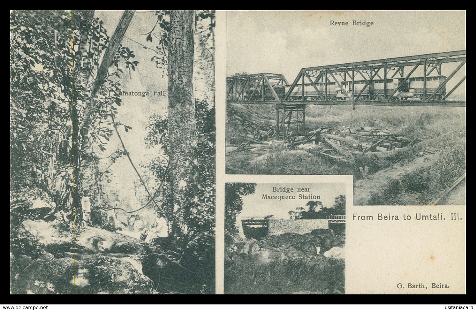 BEIRA - From Beira To Umtali. III  ( Ed.G. Barth) Carte Postale - Mosambik