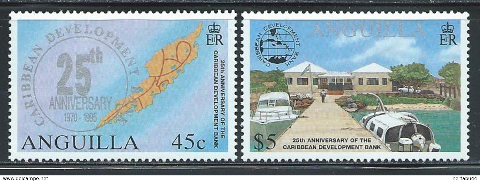 Anguilla      " Caribbean Develoment Bank "   Set    SC# 931-32   MNH** - Anguilla (1968-...)