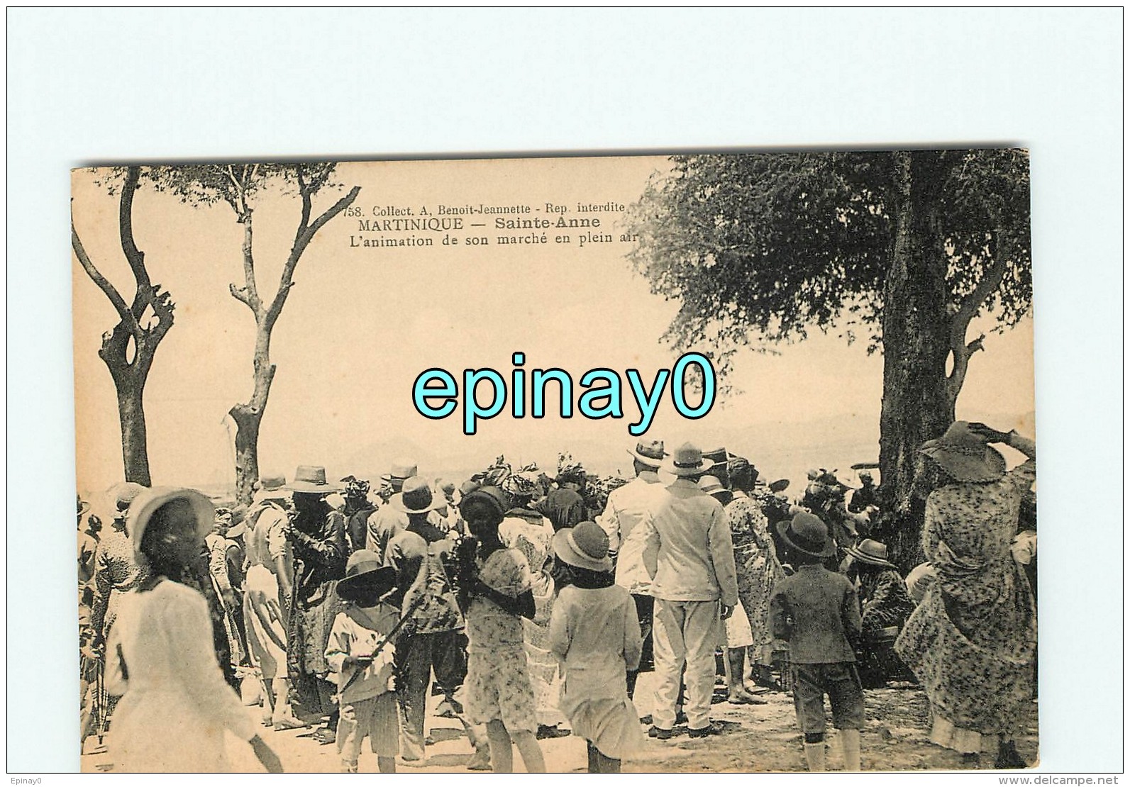 B - MARTINIQUE  - VENTE à PRIX FIXE - SAINTE ANNE -  Marché En Plein Air - Autres & Non Classés