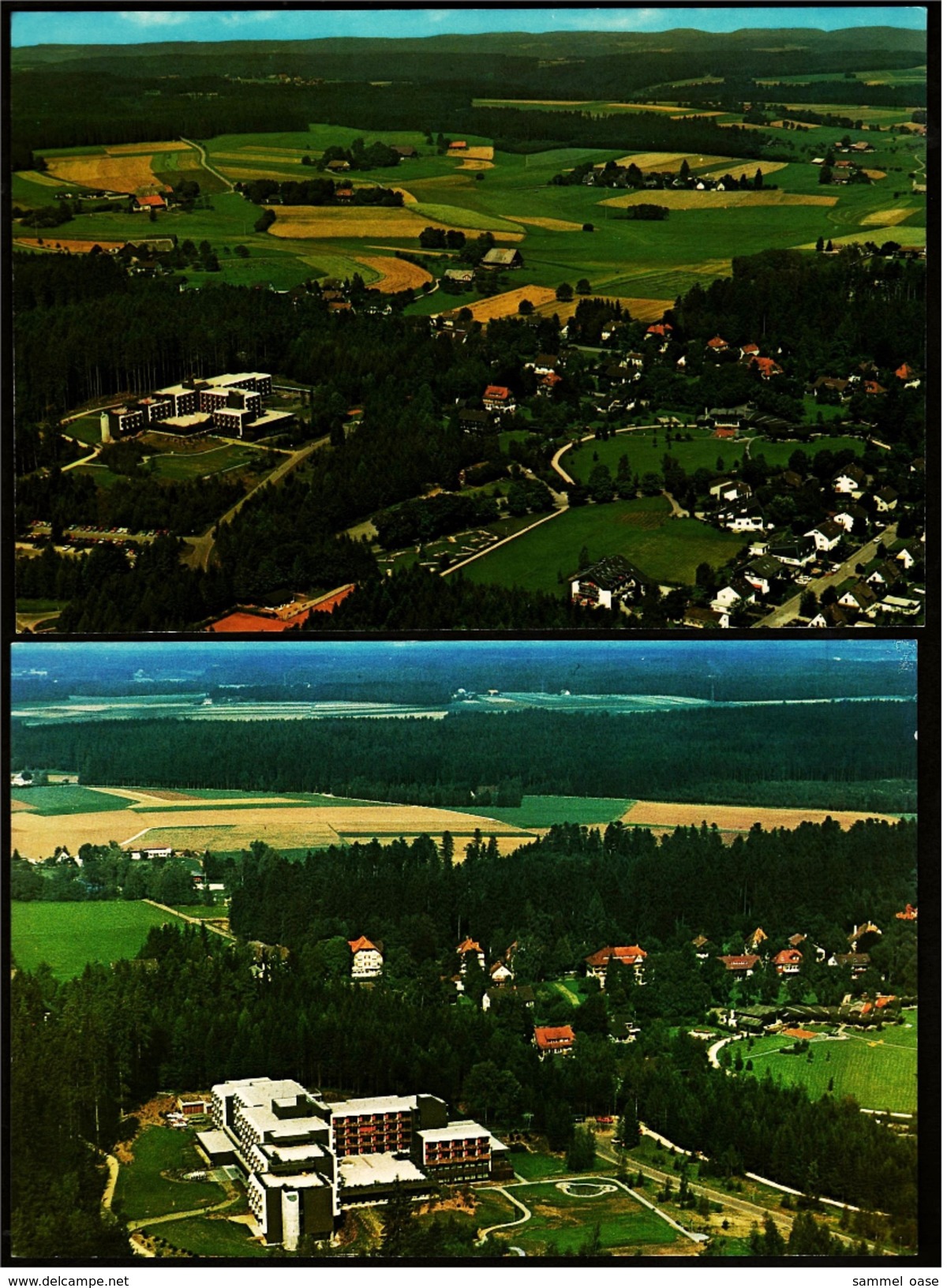 2 X Albert Schweizer-Klinik In Königsfeld Bei Schramberg /  Schwarzwald  -  Luftbild-Ansichtskarten Ca.1980  (6220) - Schramberg