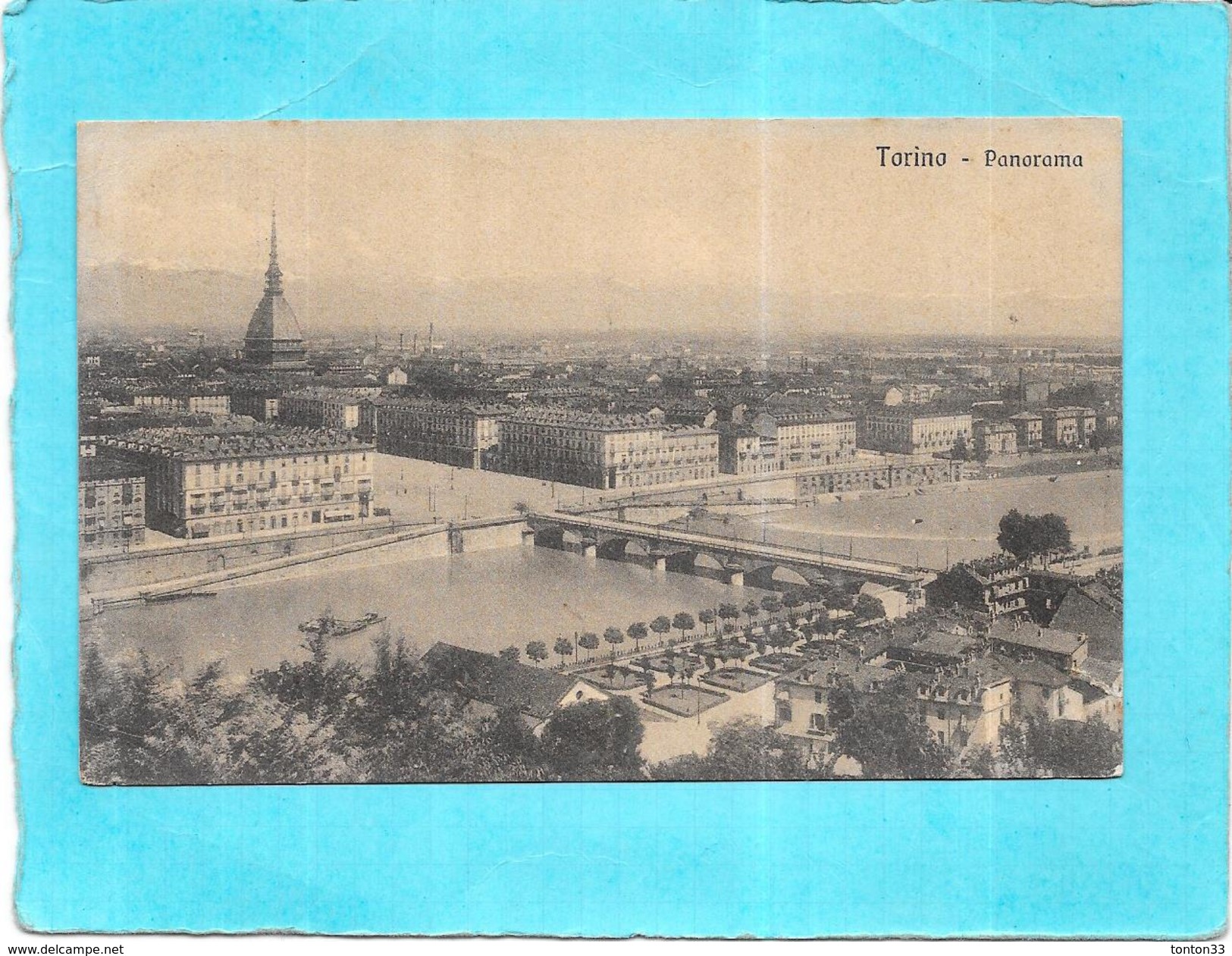 TORINO - ITALIE -   PANORAMA  -  - ENCH - - Ponts