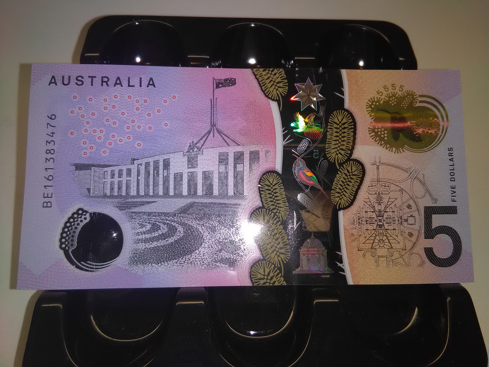 AUSTRALIA 2016 5 DOLLARS P-NEW  RARE BANKNOTE LOC#1380 - 2005-... (Polymer)