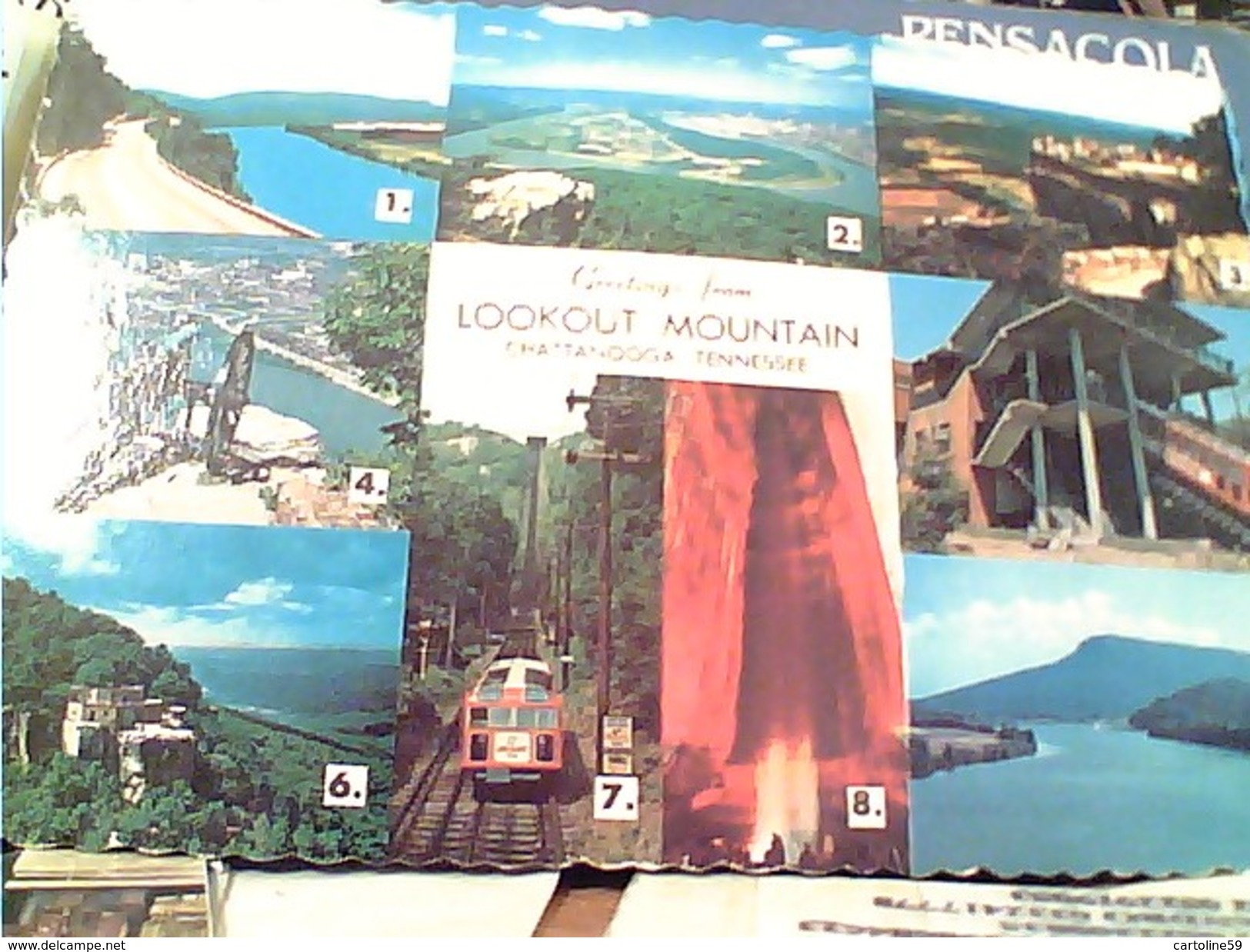 Stati-uniti- Greetings From Lookout Mountain Chattanooga Tennessee V1970  FW9249 - Chattanooga