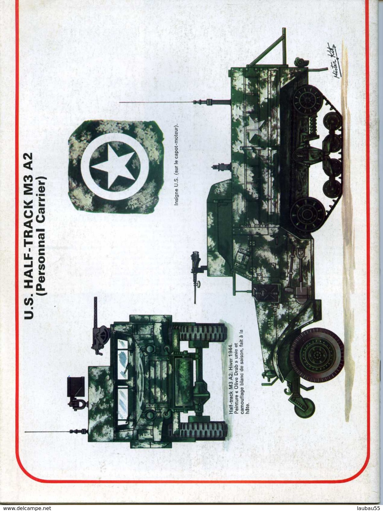 Modélisme MILITAIRE BLINDE CHAR U S HALF TRACK M 3 A 2 PERSONNAL CARRIER - Autres & Non Classés