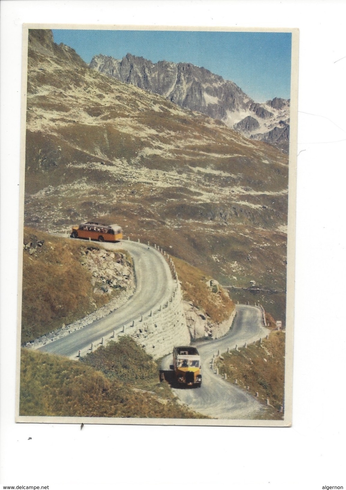 16079 - Furka  Les Postes Alpestres Suisses Vous Offrent Confort Et Sécurité Cars Postaux (Format 10X15) - Autres & Non Classés