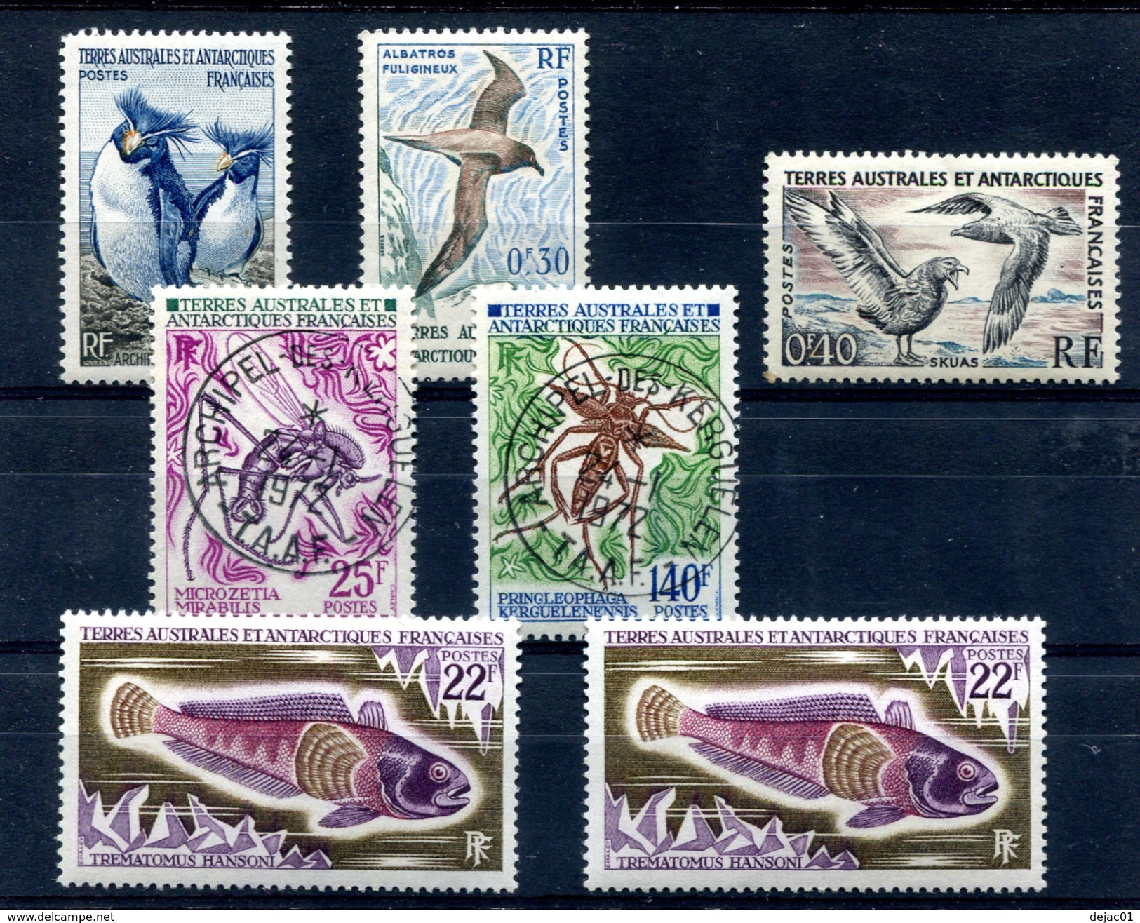 Lot 7 Timbres TAAF Neufs Et Oblitérés (voir Détail) - T 480 - Colecciones & Series