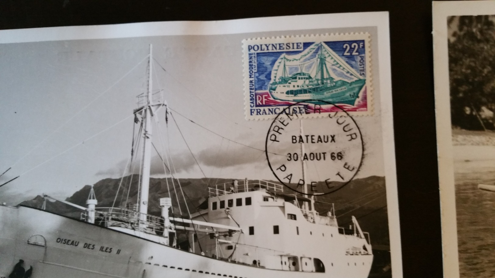 TAHITI 6 CARTES CARTE MAXIMUM CARD PREMIER JOUR PAPEETE 1966 SERIE COMPLETE BATEAUX TIRAGE LIMITE /FREE SHIPPING R - Tahiti