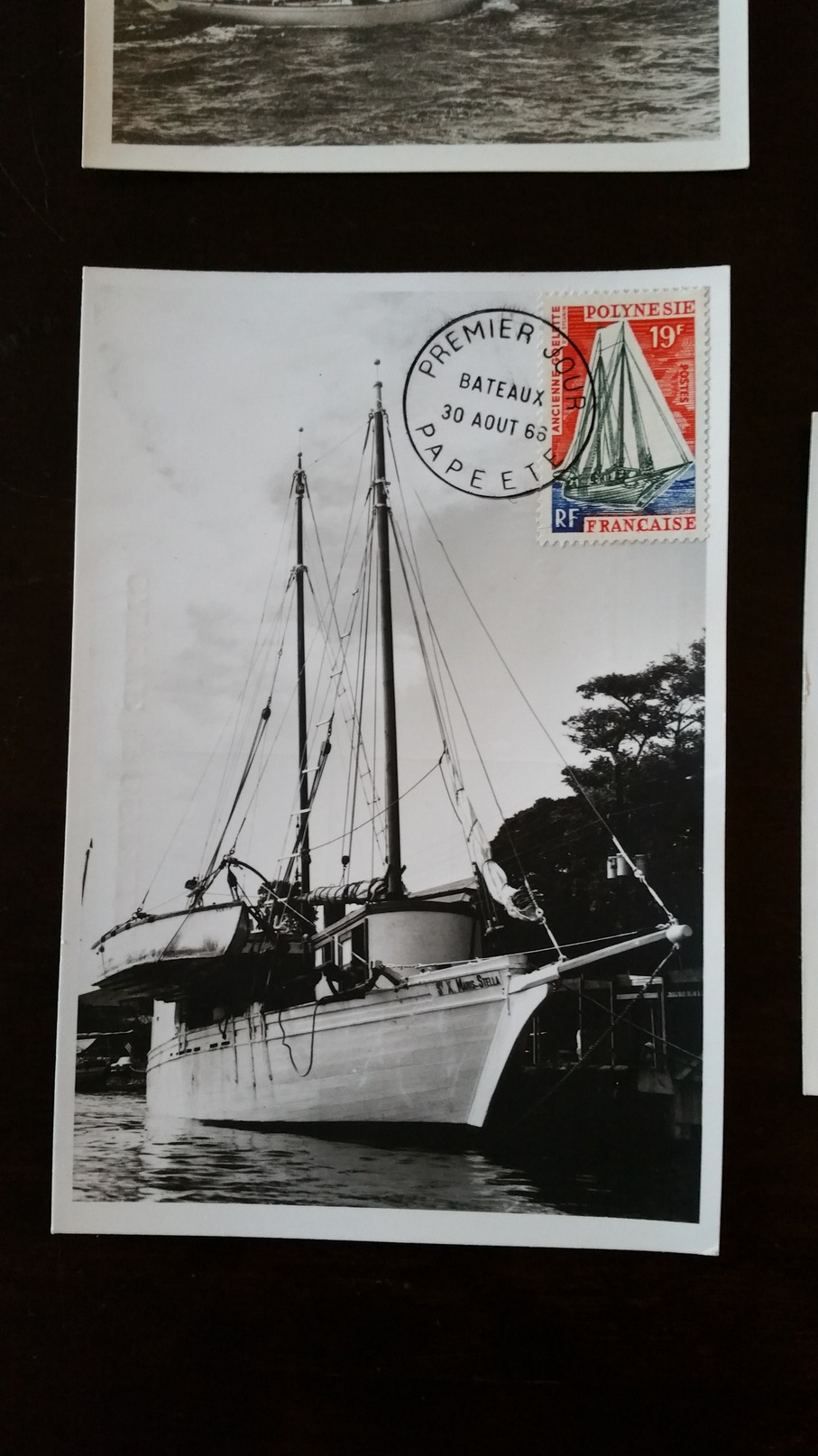 TAHITI 6 CARTES CARTE MAXIMUM CARD PREMIER JOUR PAPEETE 1966 SERIE COMPLETE BATEAUX TIRAGE LIMITE /FREE SHIPPING R