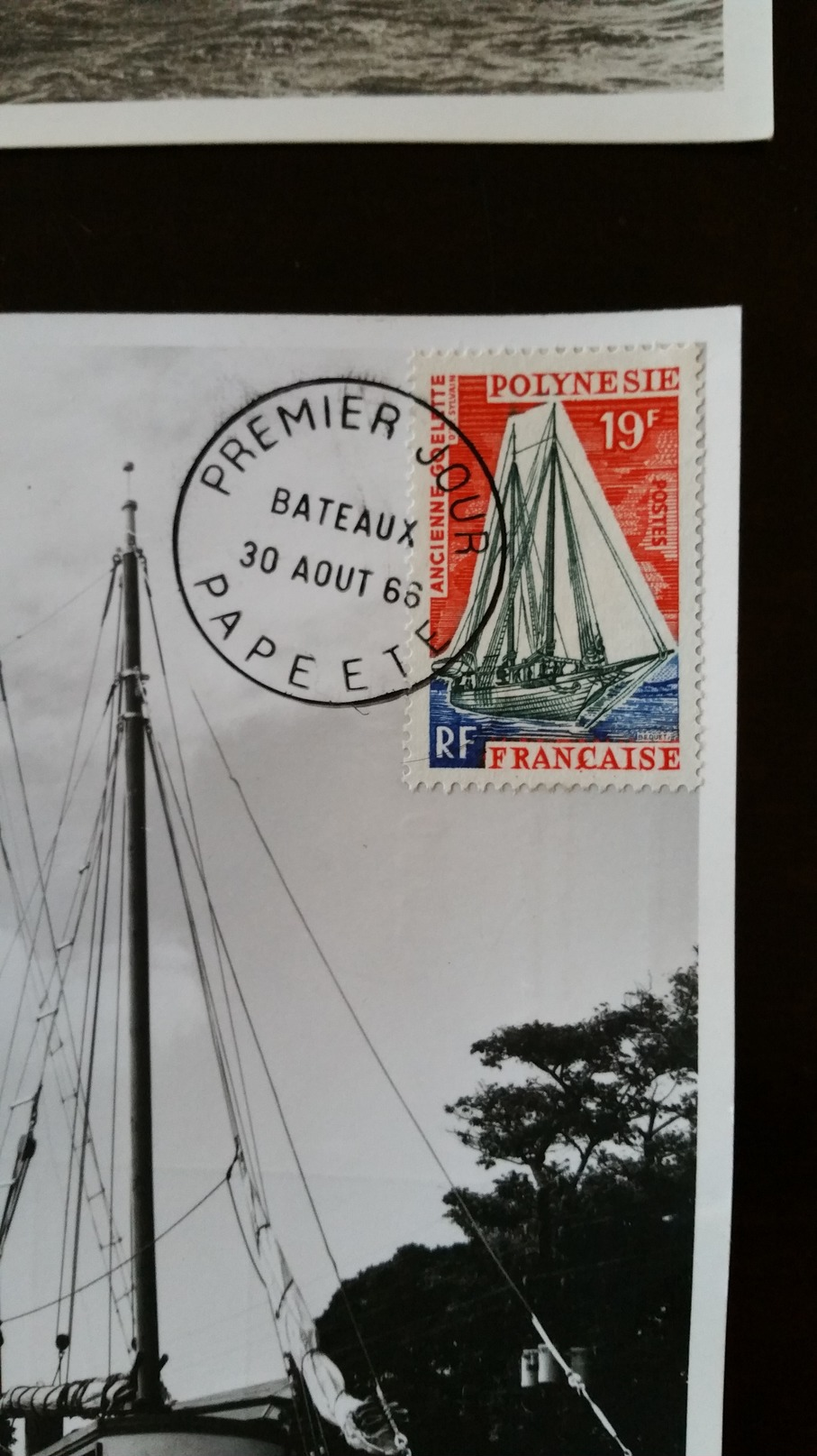 TAHITI 6 CARTES CARTE MAXIMUM CARD PREMIER JOUR PAPEETE 1966 SERIE COMPLETE BATEAUX TIRAGE LIMITE /FREE SHIPPING R