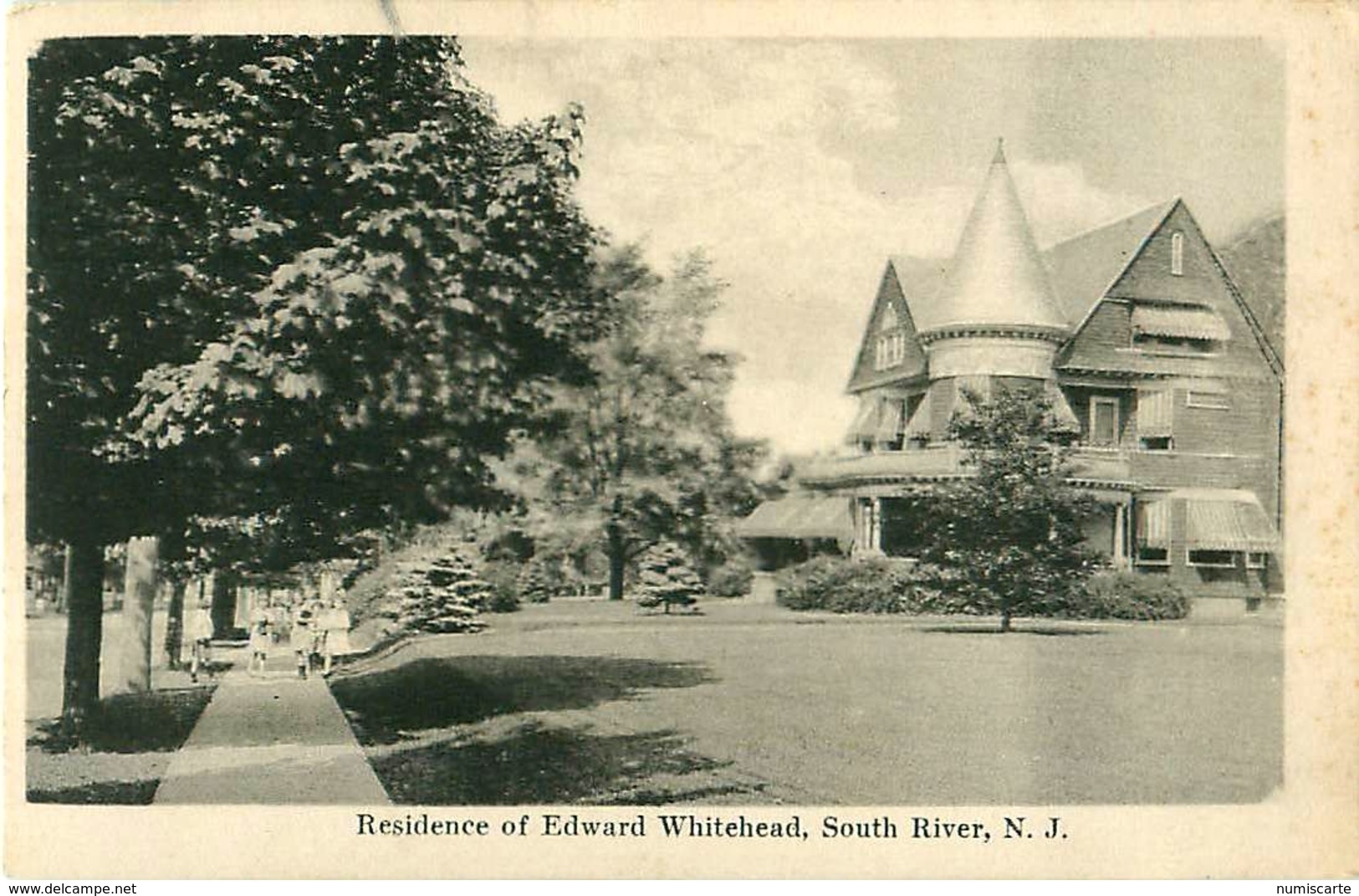 Cpa SOUTH RIVER - N J - Residence Of Edward Whitehead - Other & Unclassified